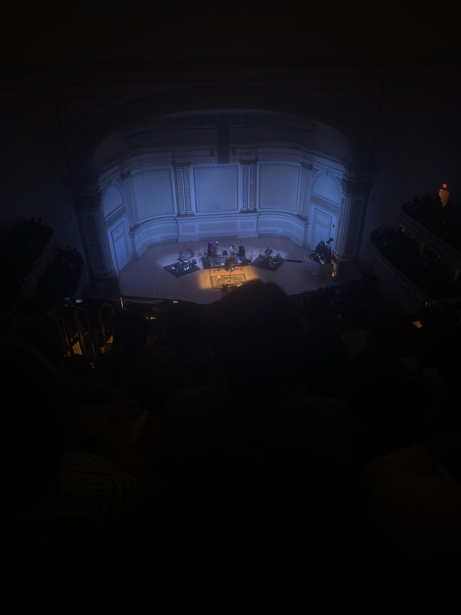 Real Fan View taken from Balcony at Carnegie Hall by Anonymous User