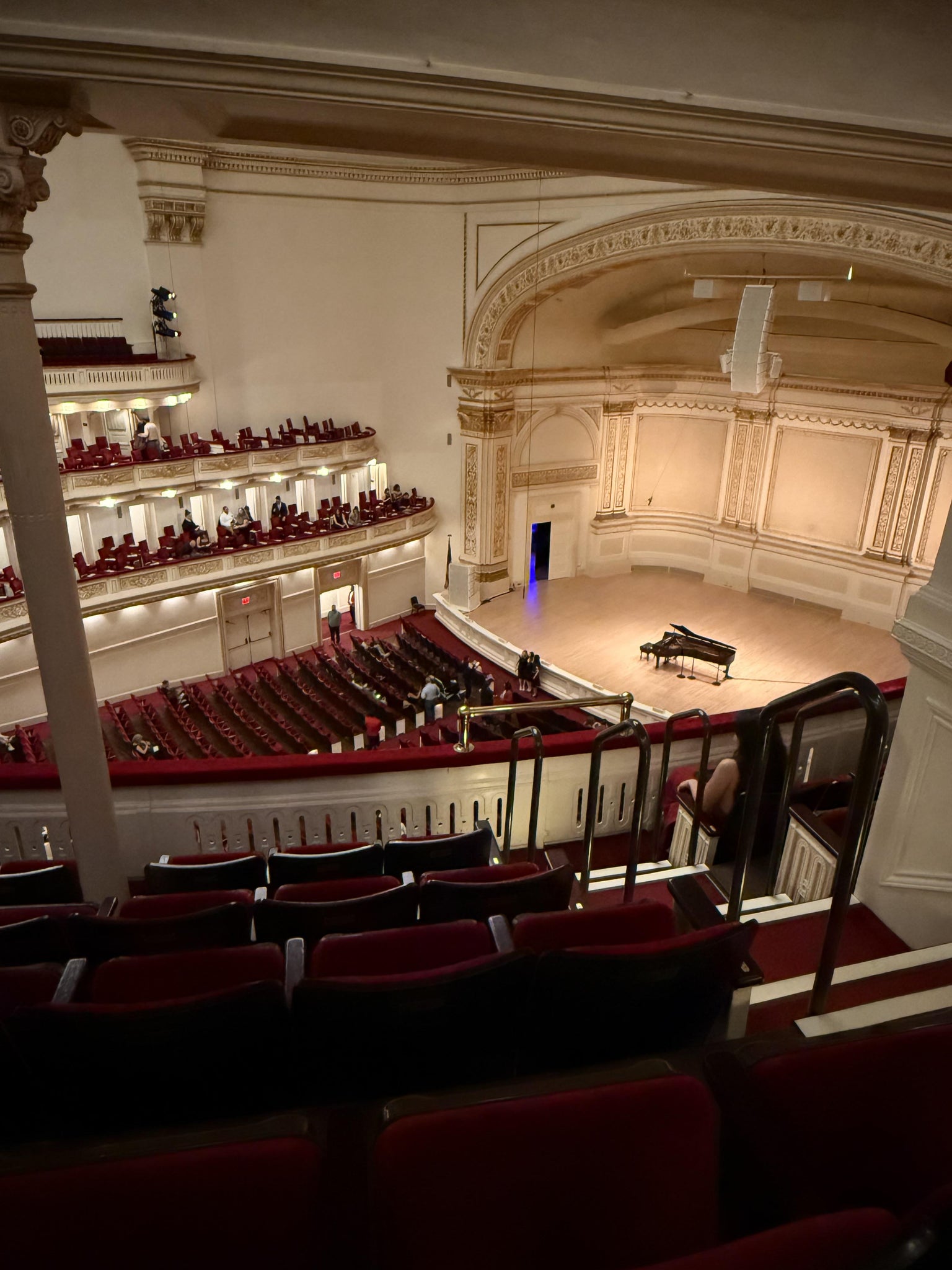 Real Fan View taken from Section DC at Carnegie Hall by Delband K
