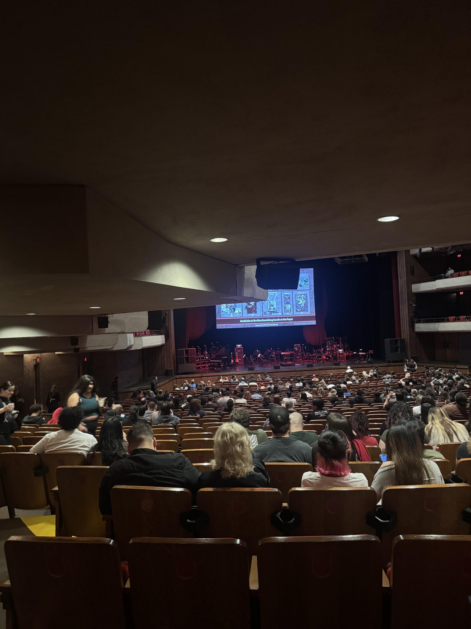 Real Fan View taken from Orchestra at Carol Morsani Hall - The Straz Center by Bradlie S