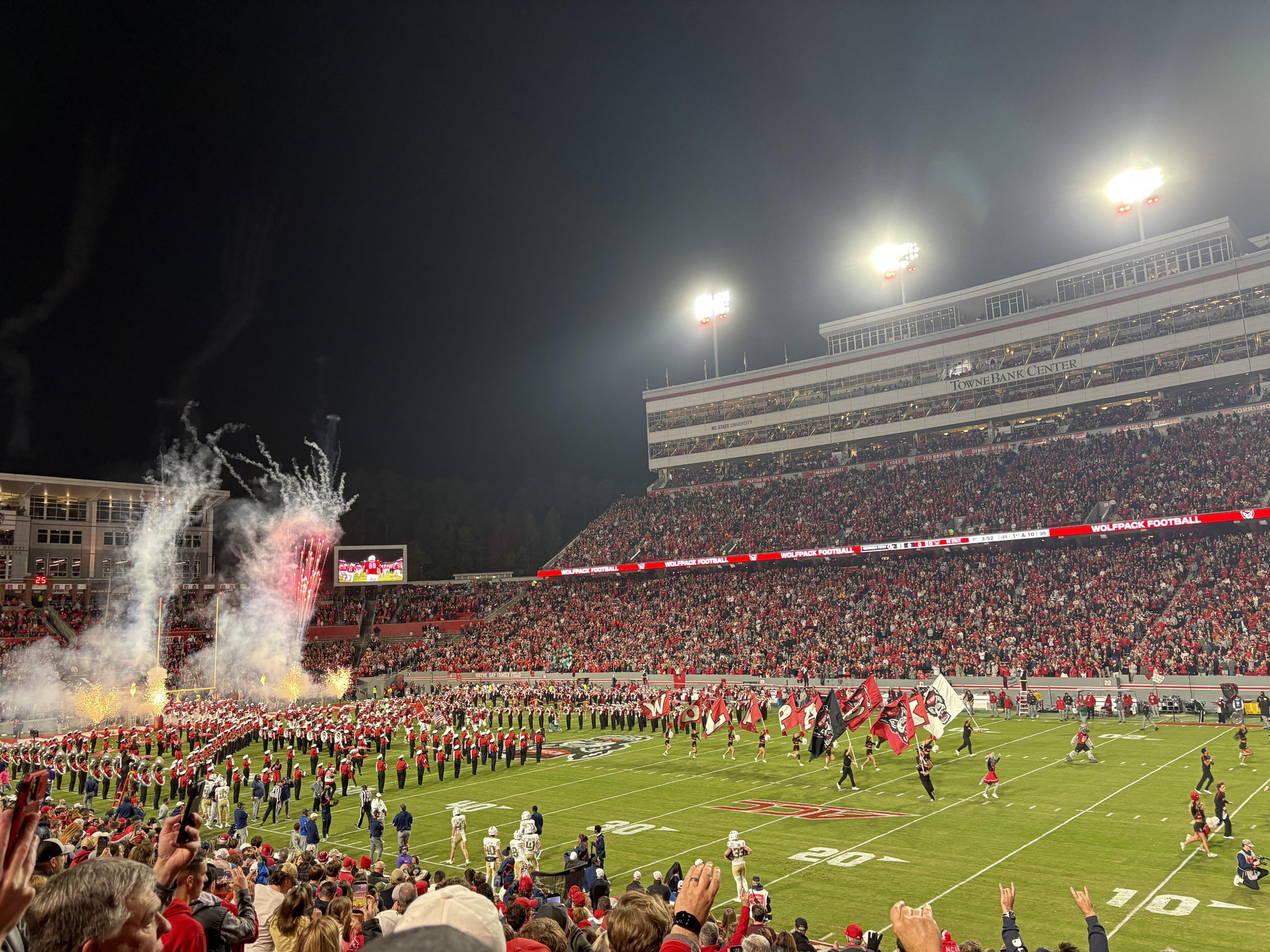Real Fan View taken from Section 2 at Carter-Finley Stadium by Anonymous User