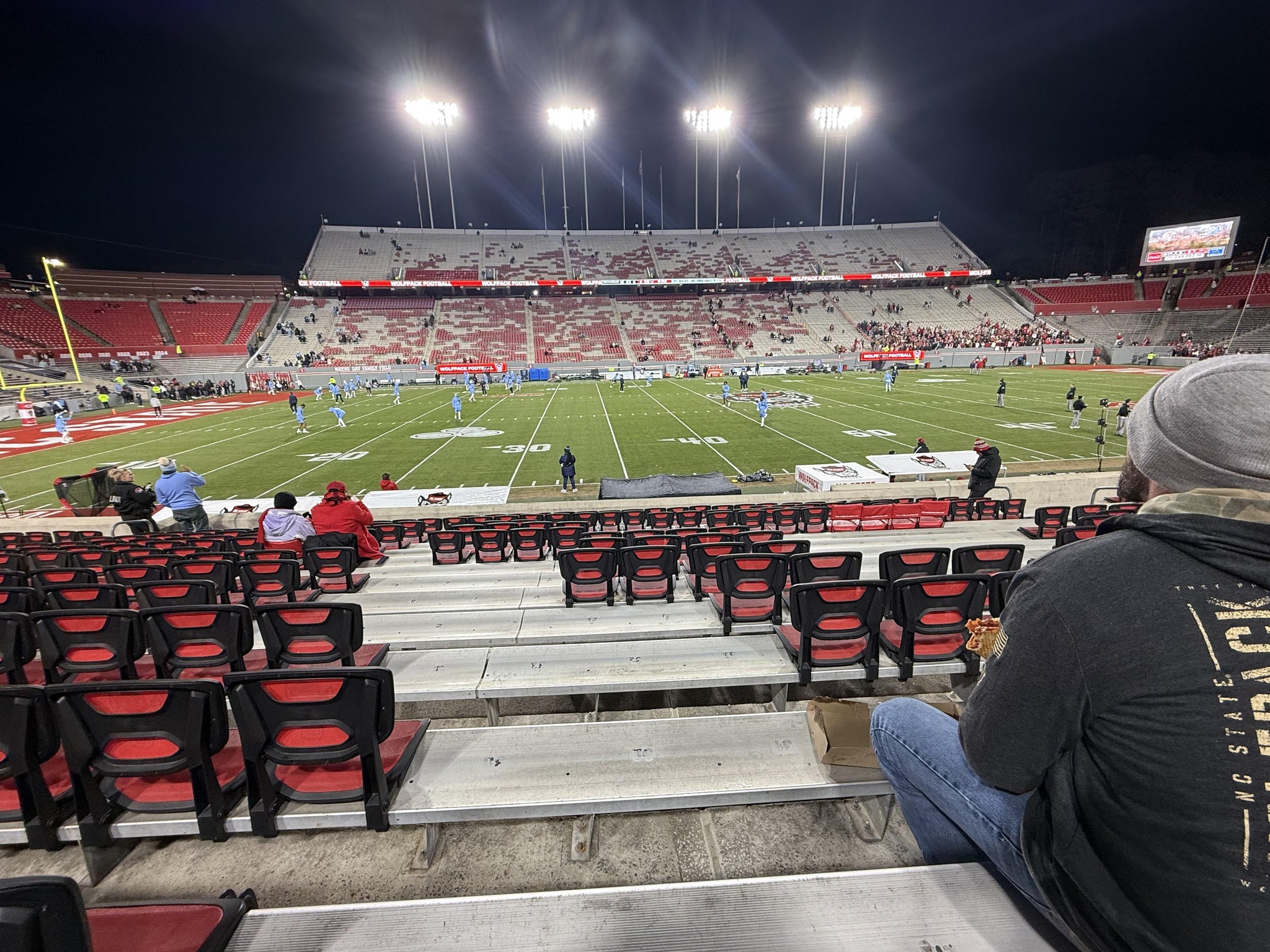 Real Fan View taken from Section 21 at Carter-Finley Stadium by Jen V