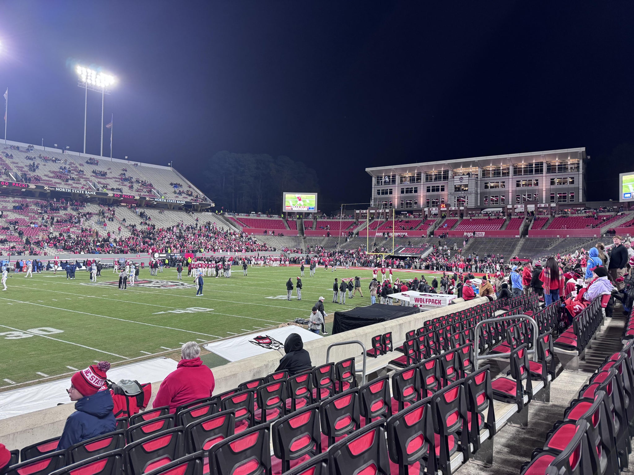 Real Fan View taken from Section 22 at Carter-Finley Stadium by Emily P