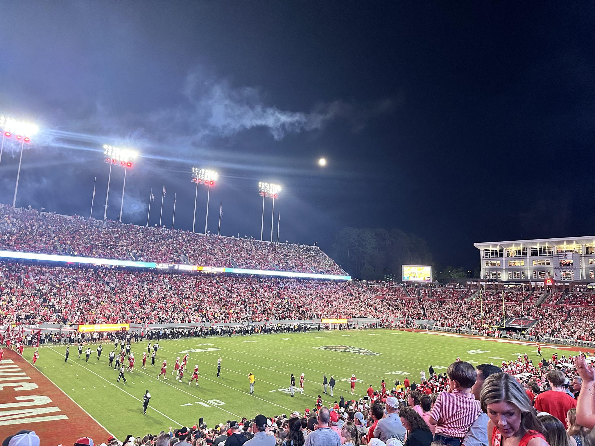 Real Fan View taken from Section 24 at Carter-Finley Stadium by Cadmus C