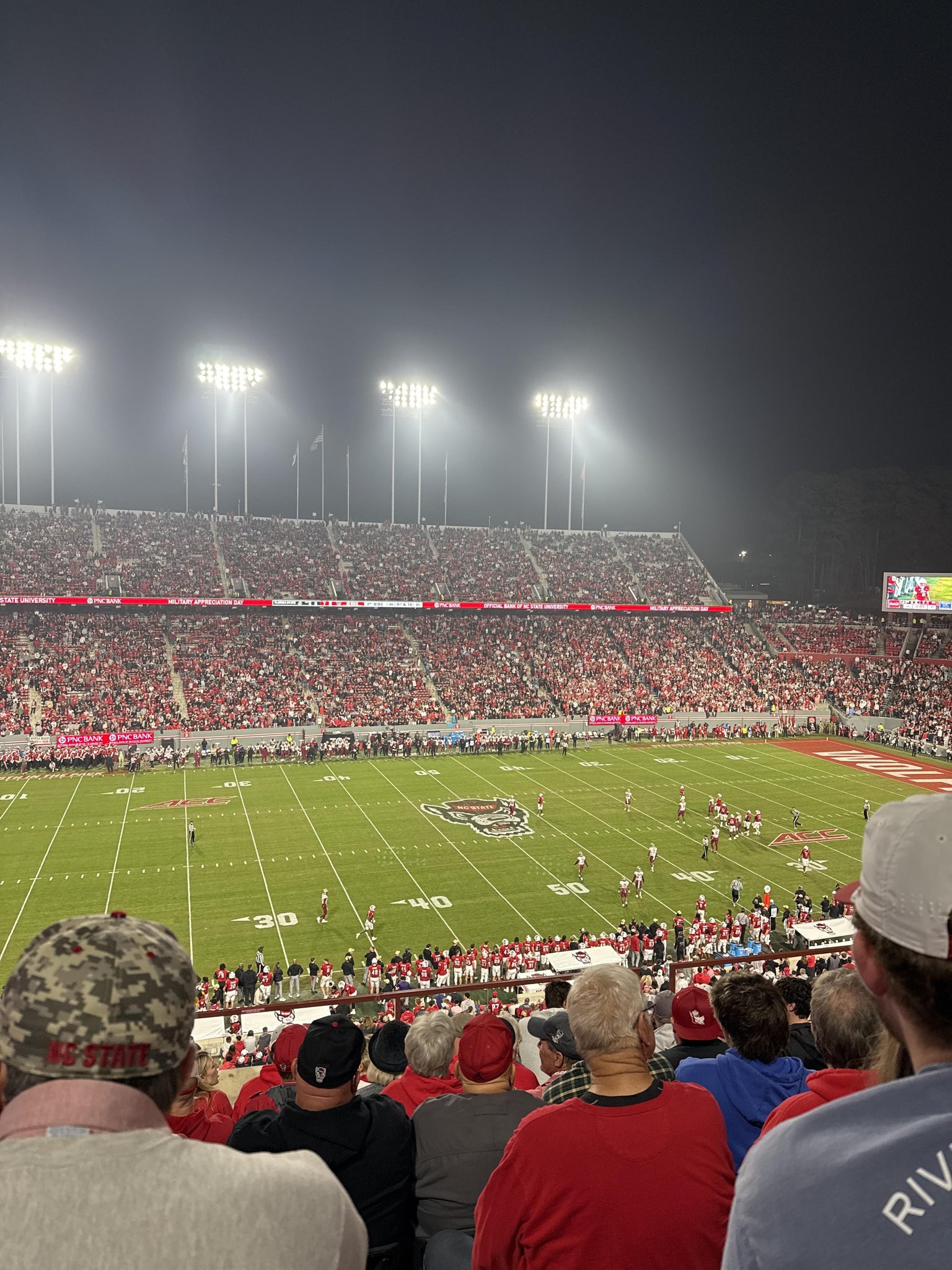 Real Fan View taken from Section 29 at Carter-Finley Stadium by Missy B