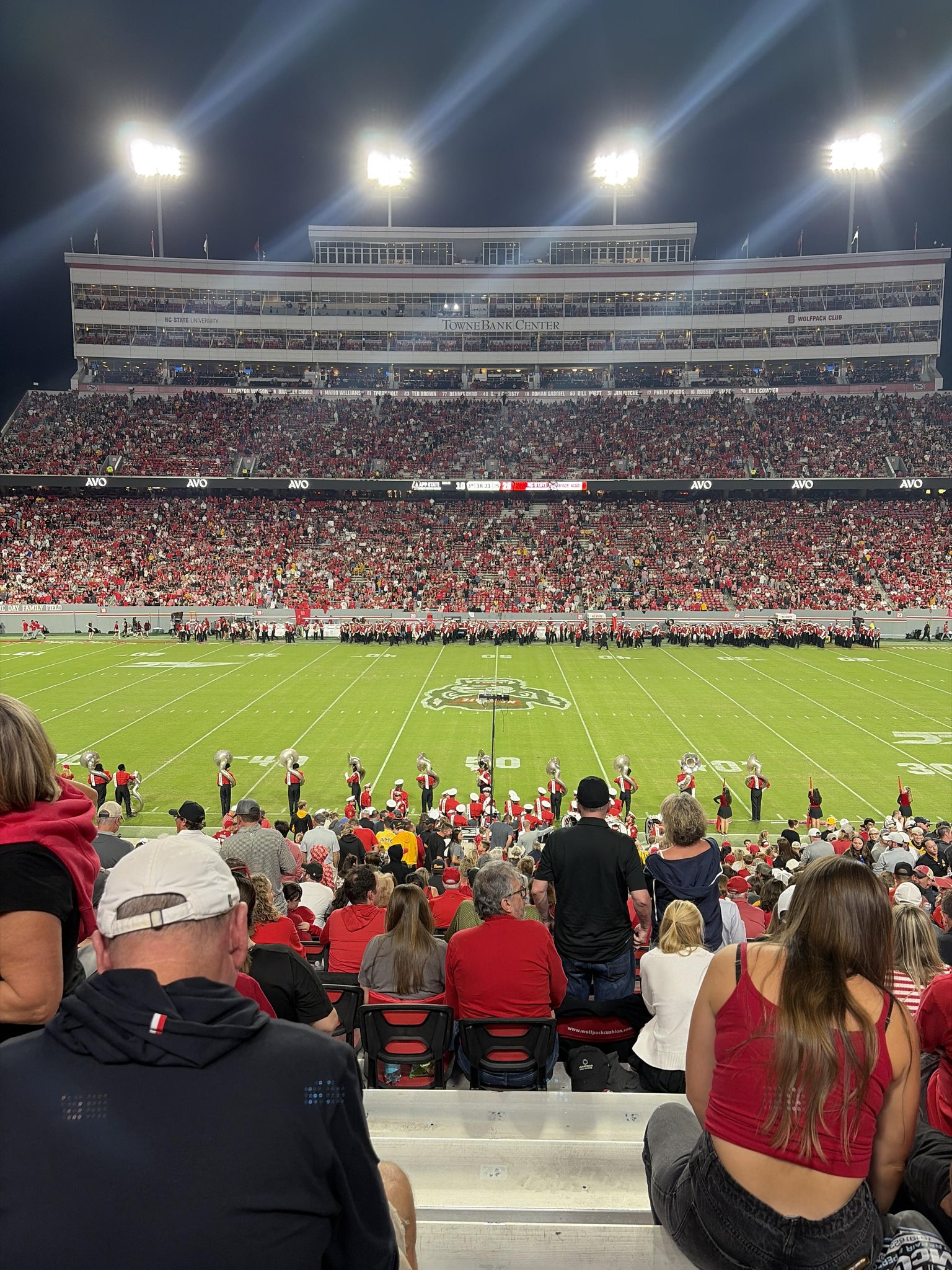 Real Fan View taken from Section 4 at Carter-Finley Stadium by Carmen M