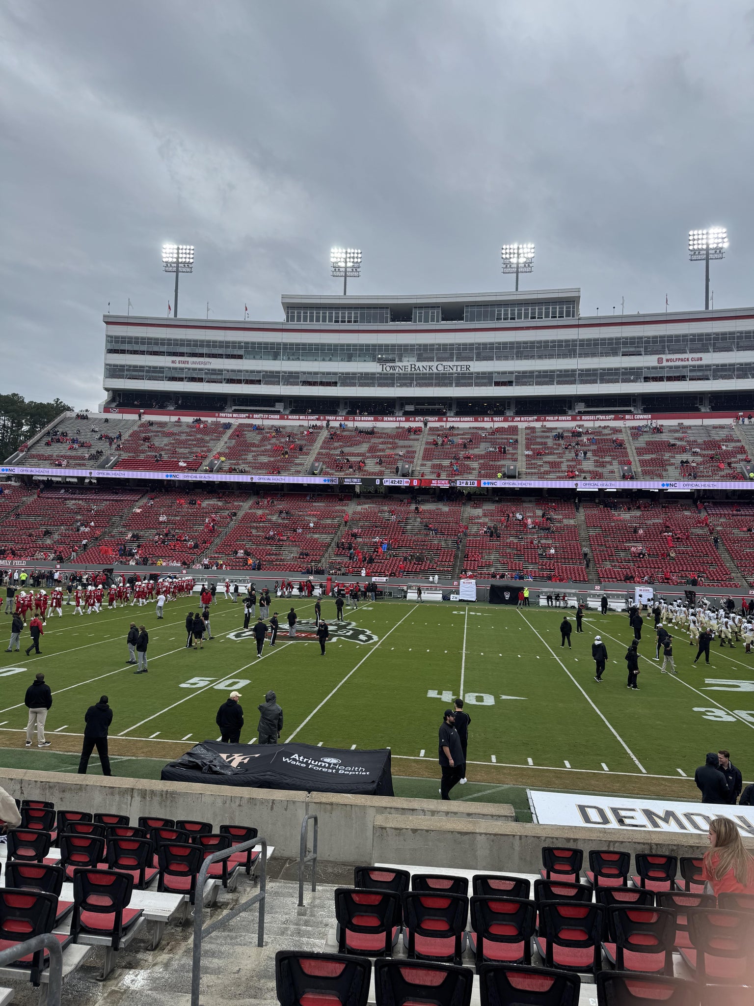 Real Fan View taken from Section 4 at Carter-Finley Stadium by Ryan H