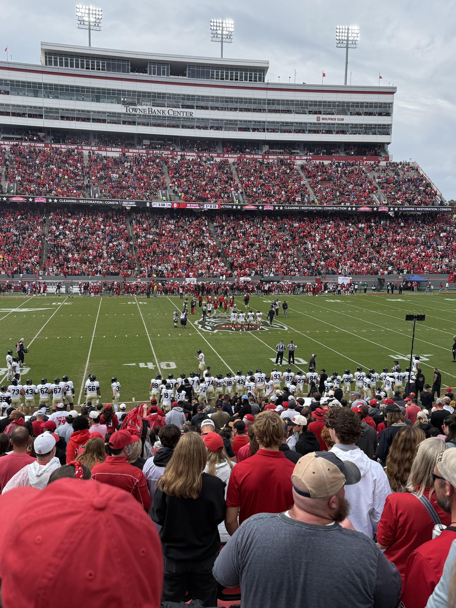 Real Fan View taken from Section 5 at Carter-Finley Stadium by Ray Z
