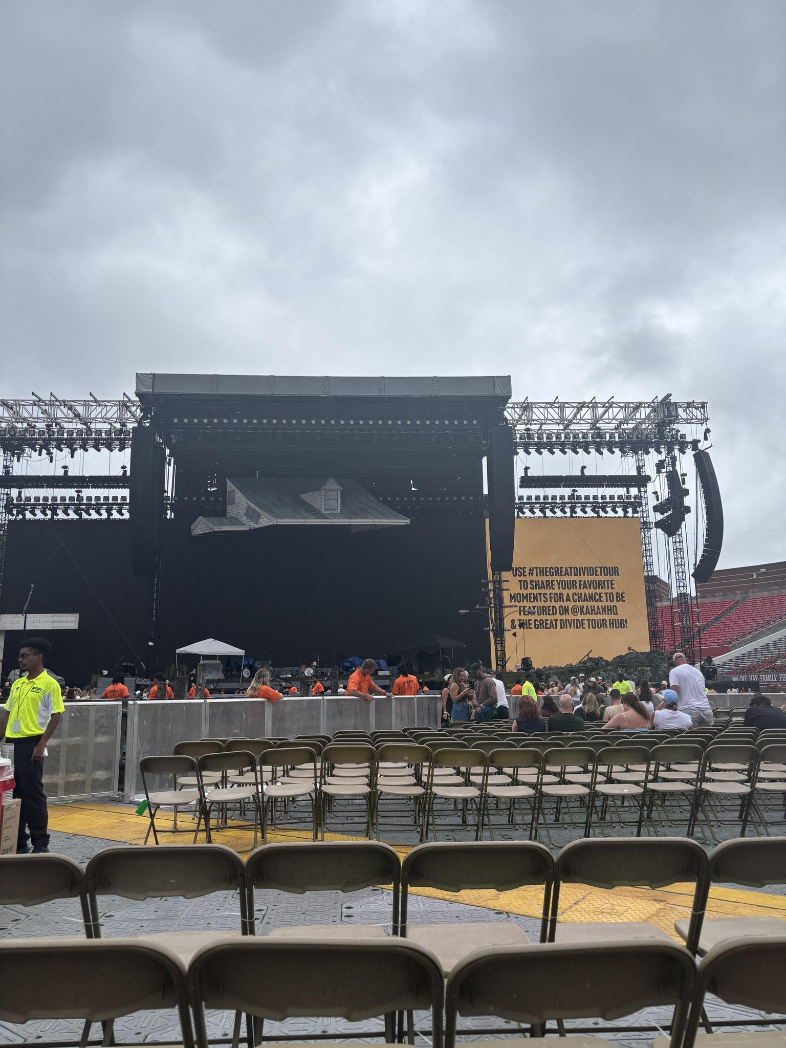 Real Fan View taken from Floor H at Carter-Finley Stadium by Hanna M