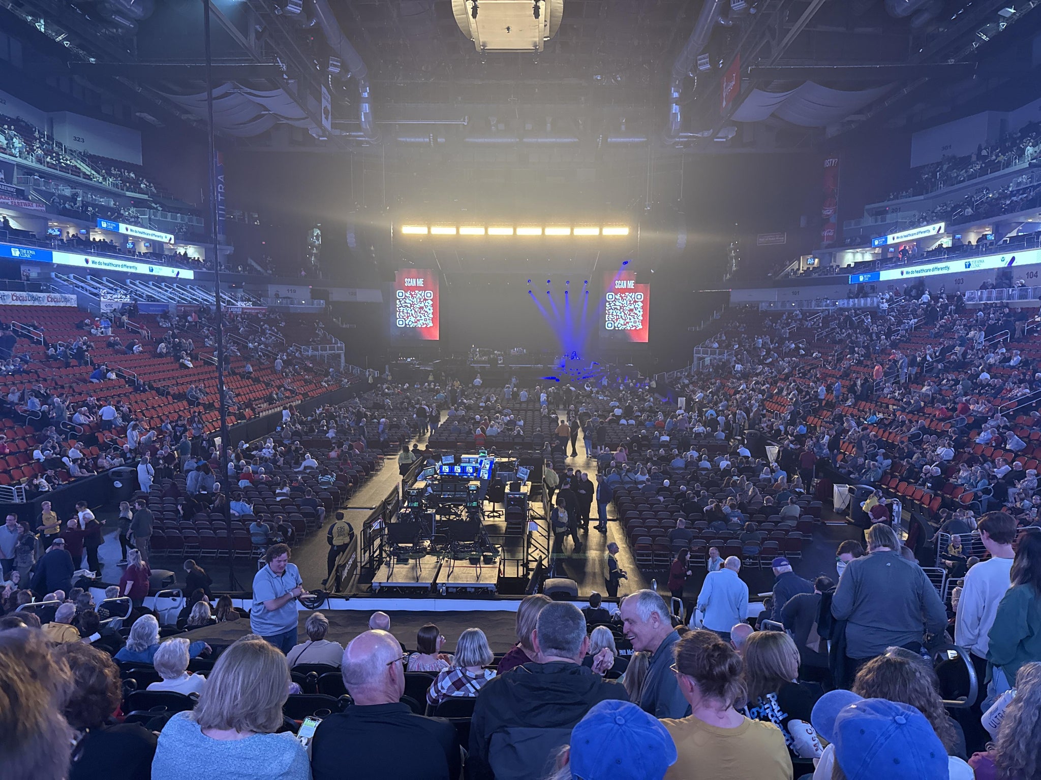 Real Fan View taken from Section 108 at Casey's Center by Frank K