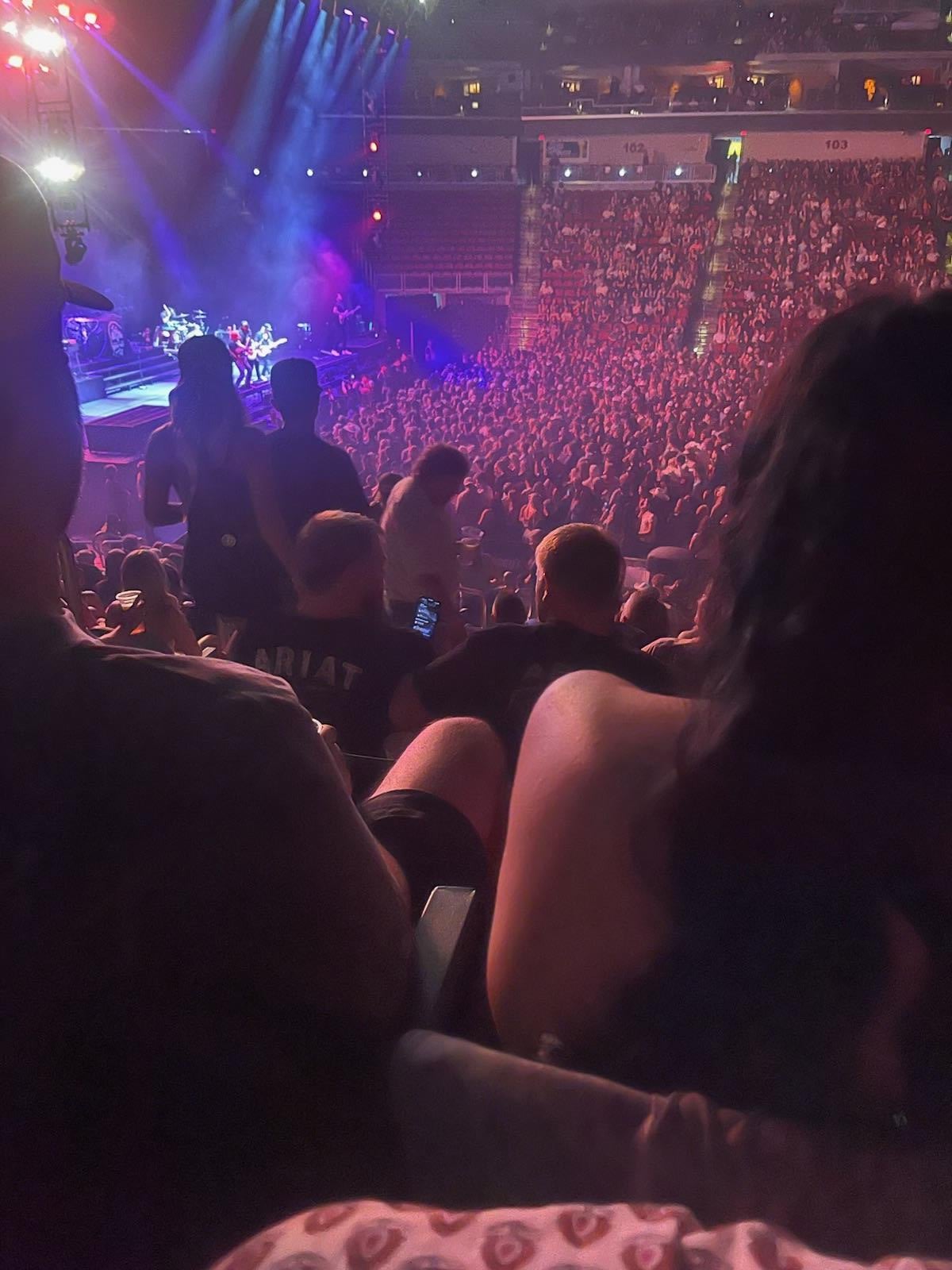Real Fan View taken from Club 116 at Casey's Center by Janel H