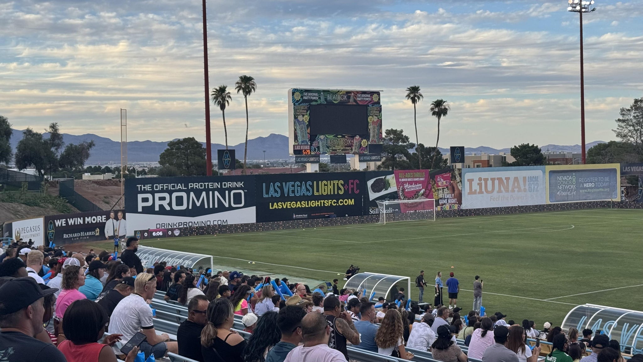 Real Fan View taken from Section 9 at Cashman Field by Cindy K