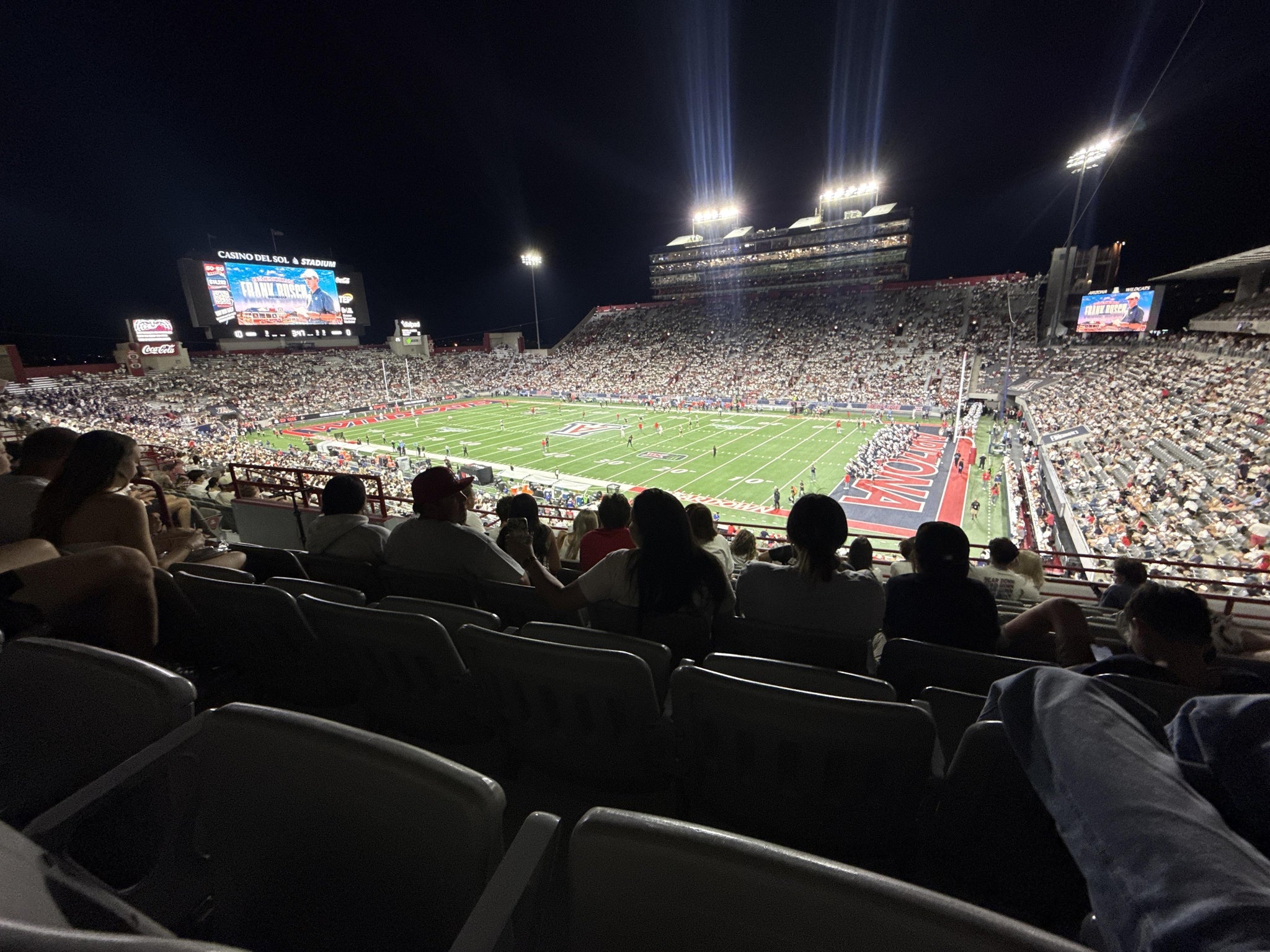 Real Fan View taken from Section 101 at Casino Del Sol Stadium by Gabe H