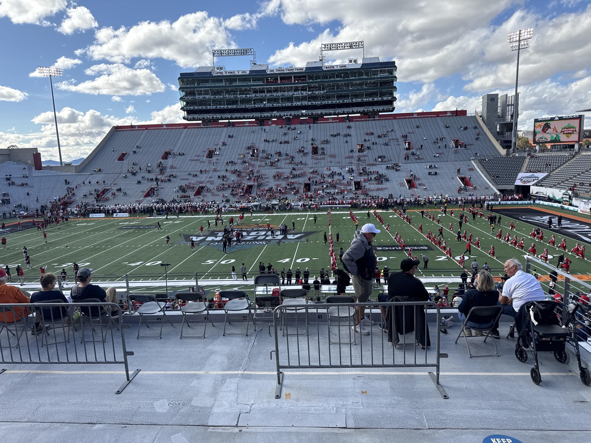 Real Fan View taken from Section 104 at Casino Del Sol Stadium by Anonymous User