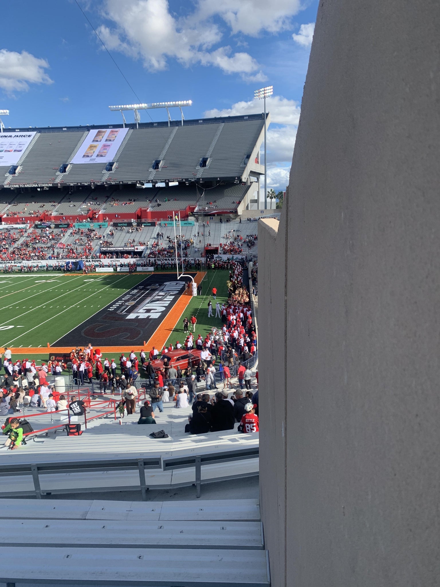 Real Fan View taken from Section 17 at Casino Del Sol Stadium by Joe M