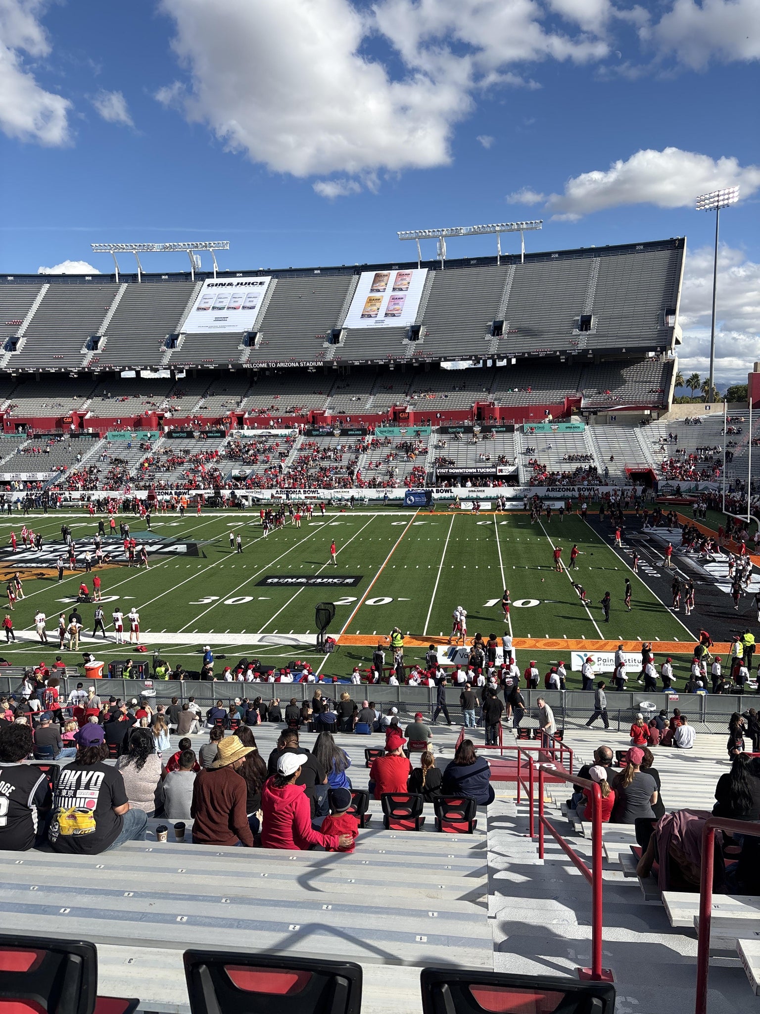 Real Fan View taken from Section 19 at Casino Del Sol Stadium by Joyce A