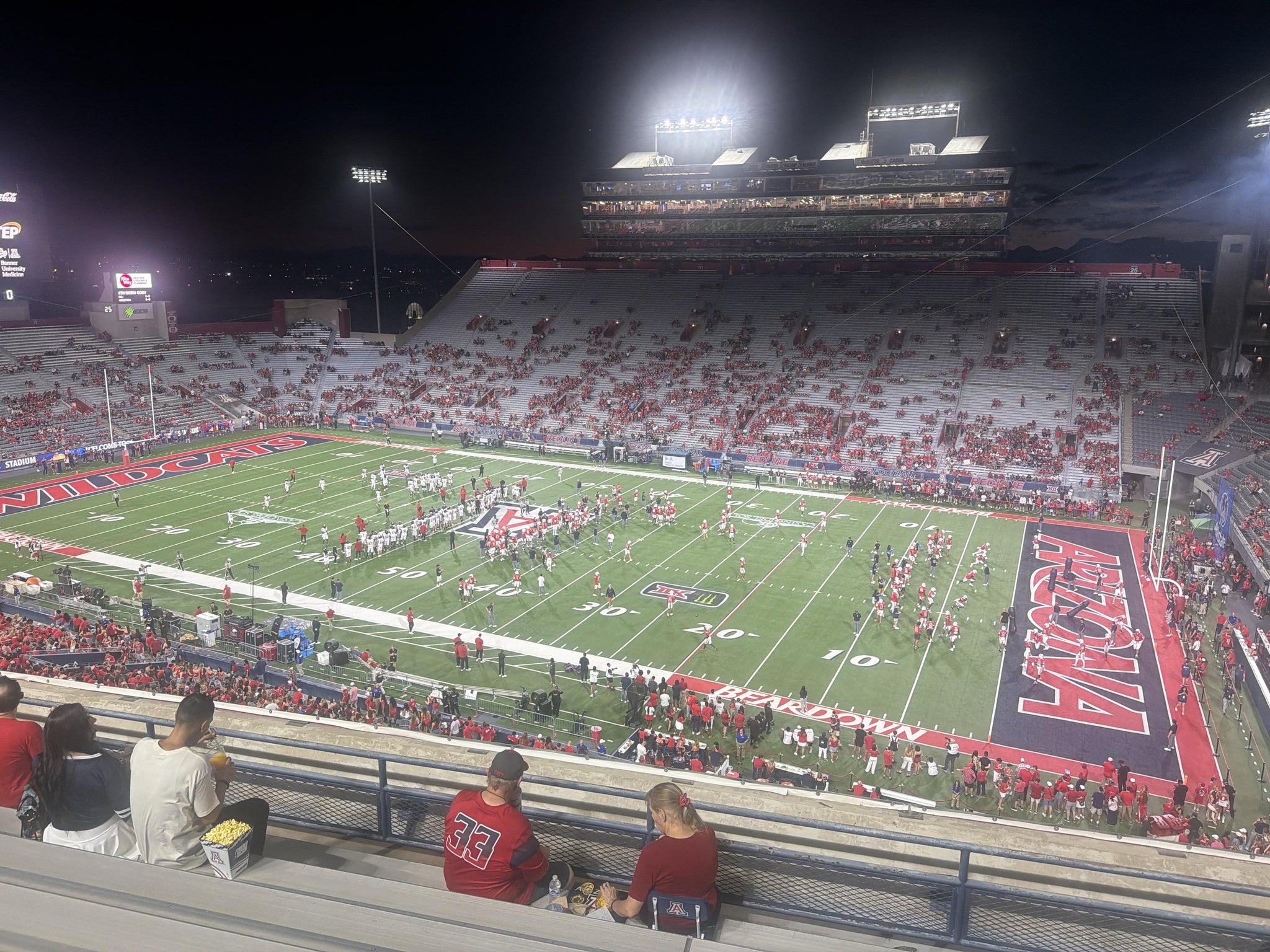 Real Fan View taken from Section 202 at Casino Del Sol Stadium by Bianca R