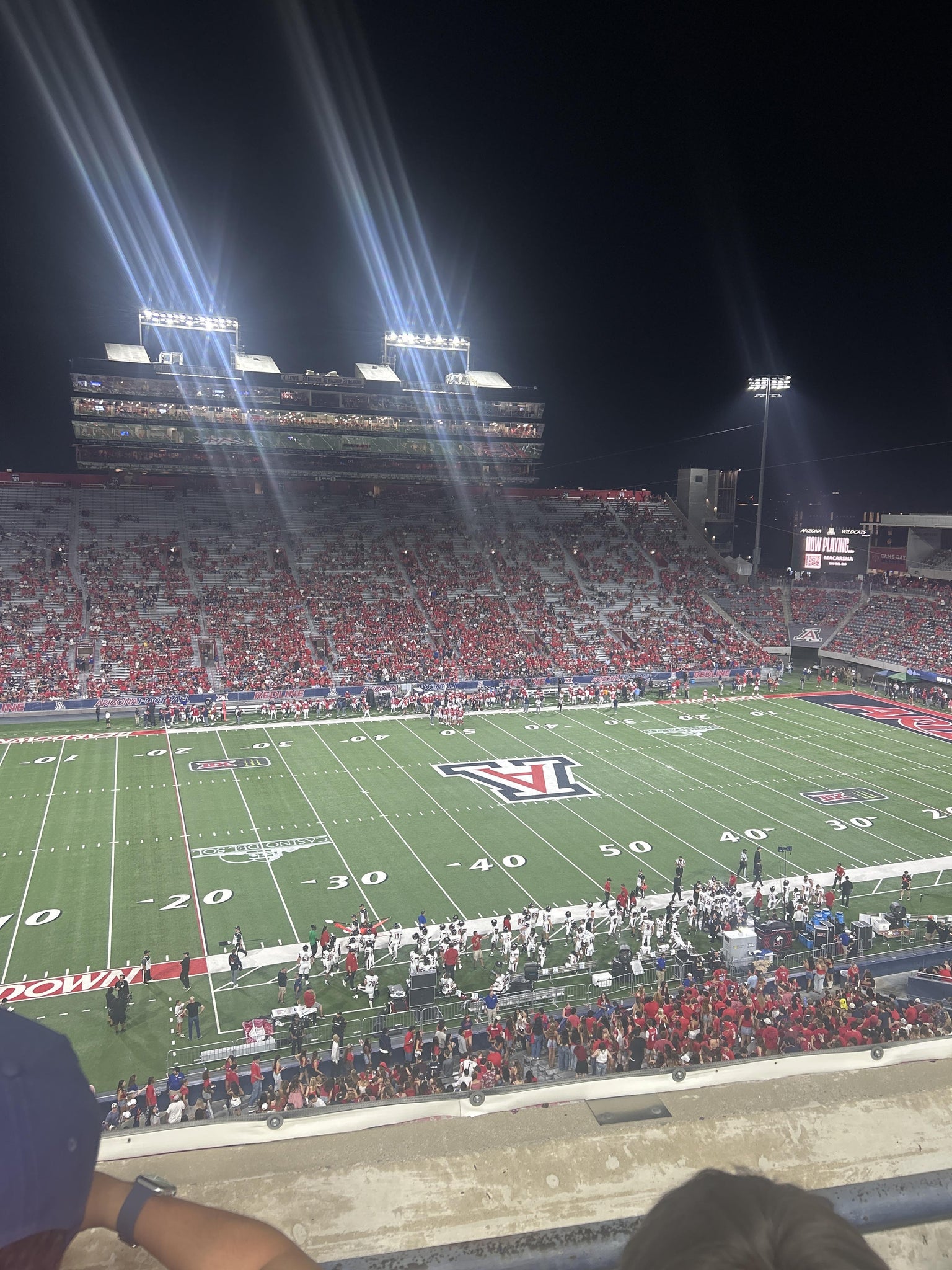 Real Fan View taken from Section 207 at Casino Del Sol Stadium by Eduardo N
