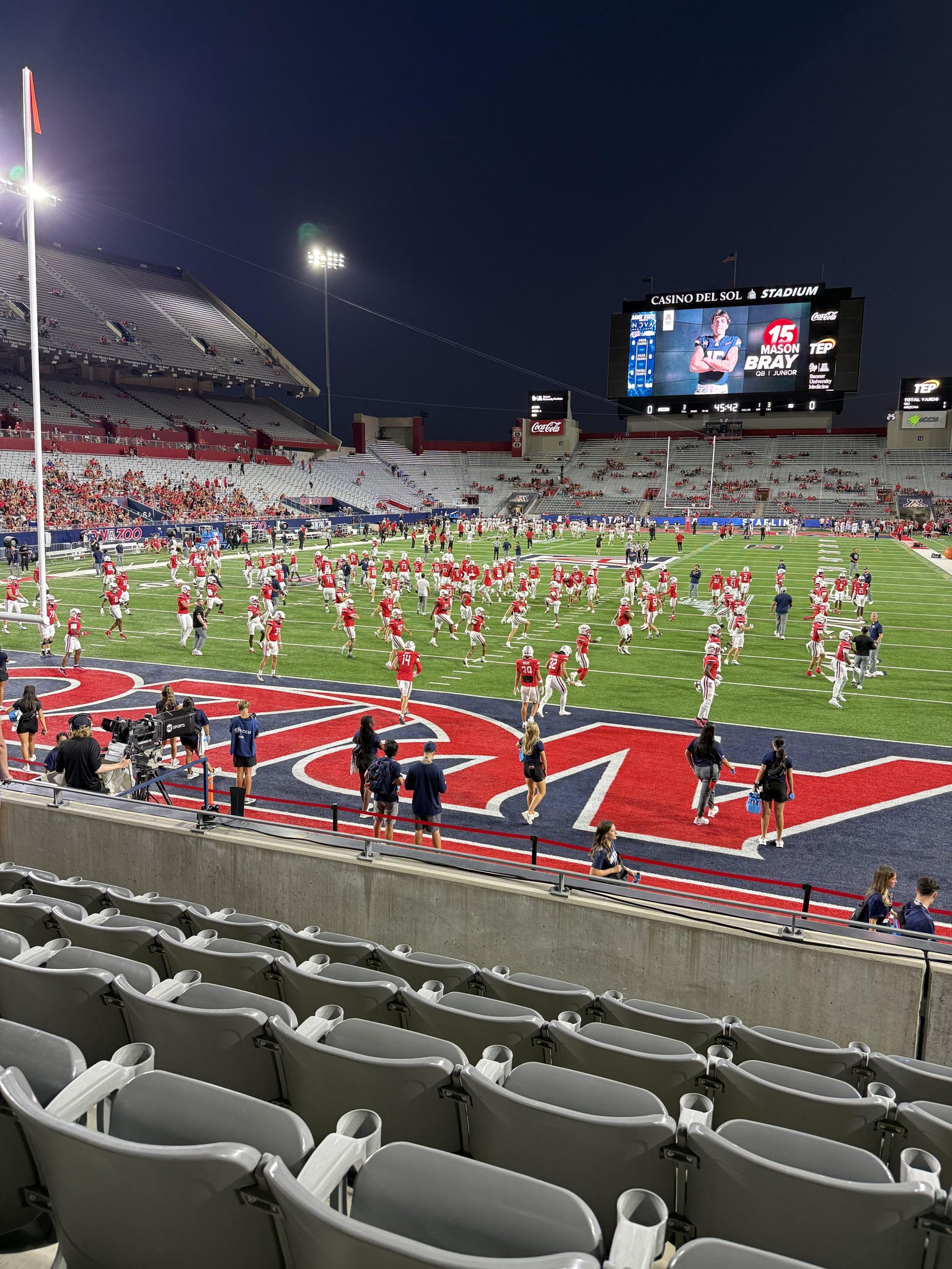 Real Fan View taken from Section 30 at Casino Del Sol Stadium by Devin S