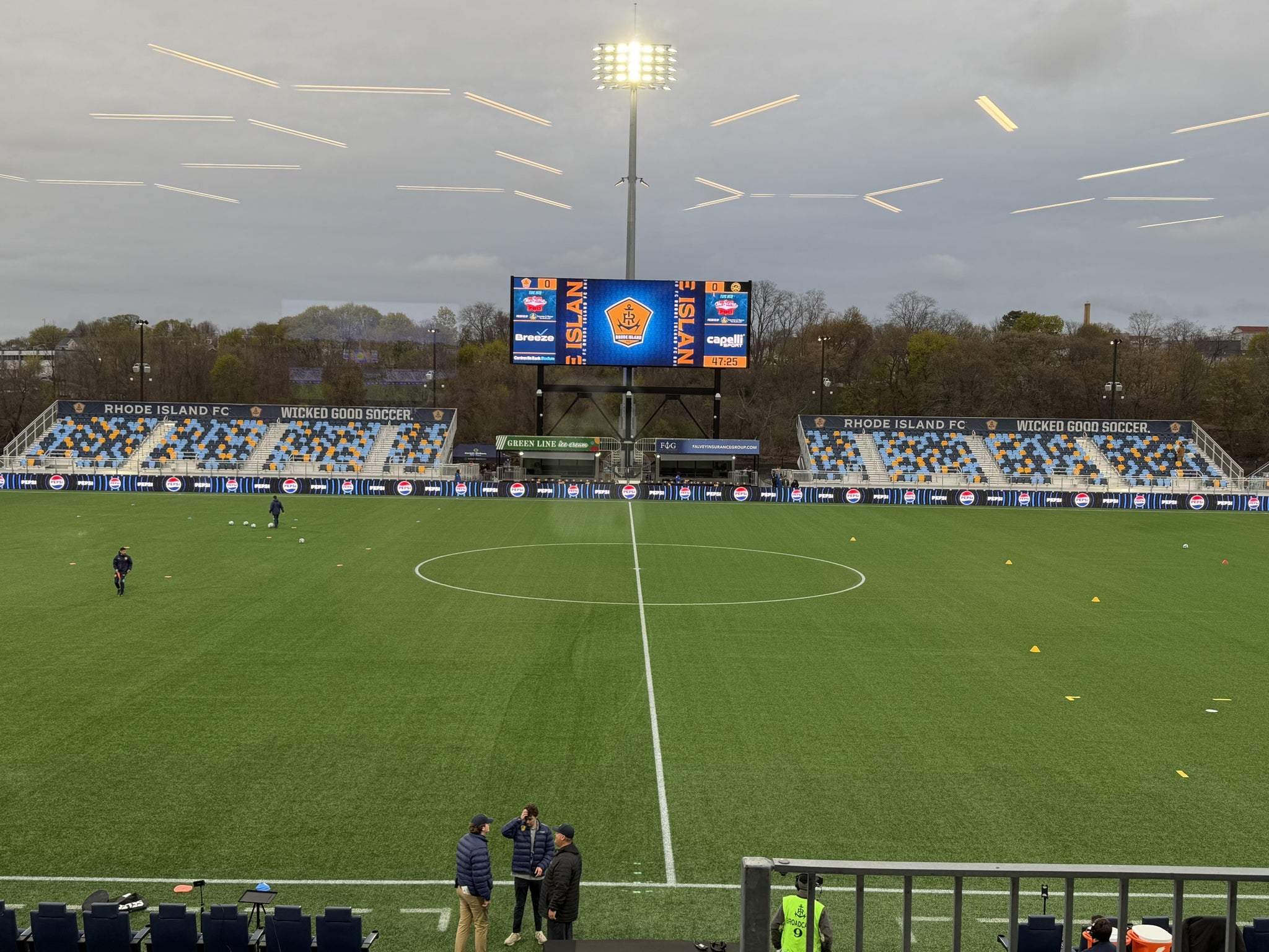 Real Fan View taken from Section 107 at Centreville Bank Stadium by Richard T