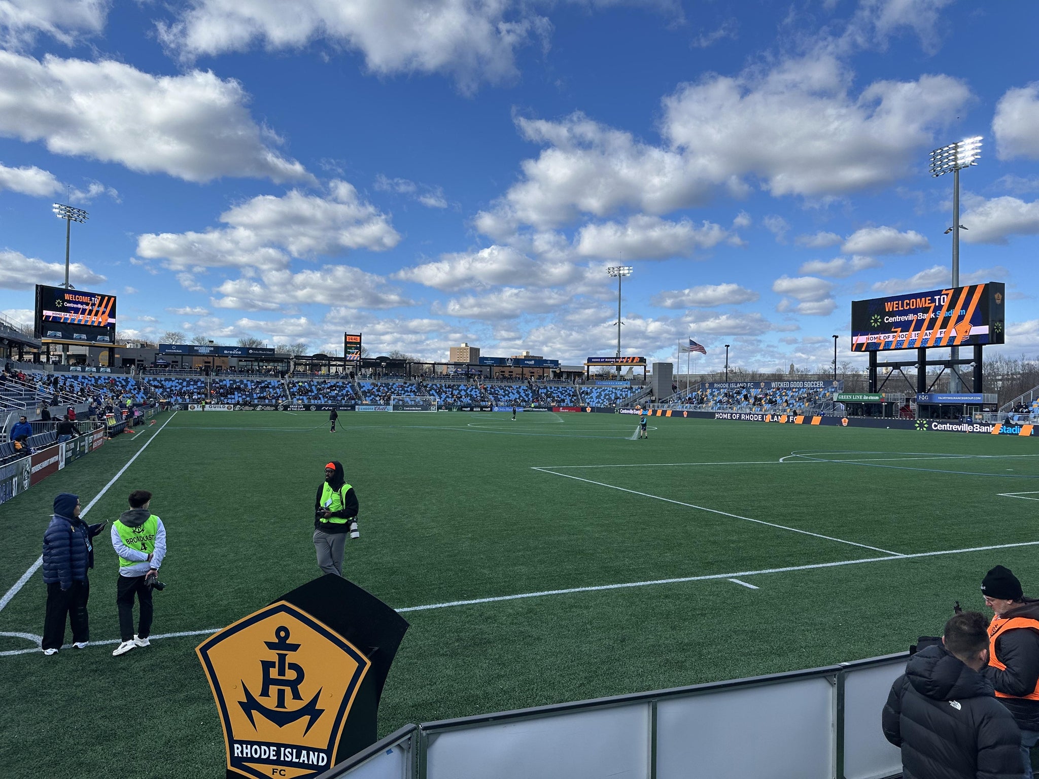 Real Fan View taken from Section 113 at Centreville Bank Stadium by Rudy L