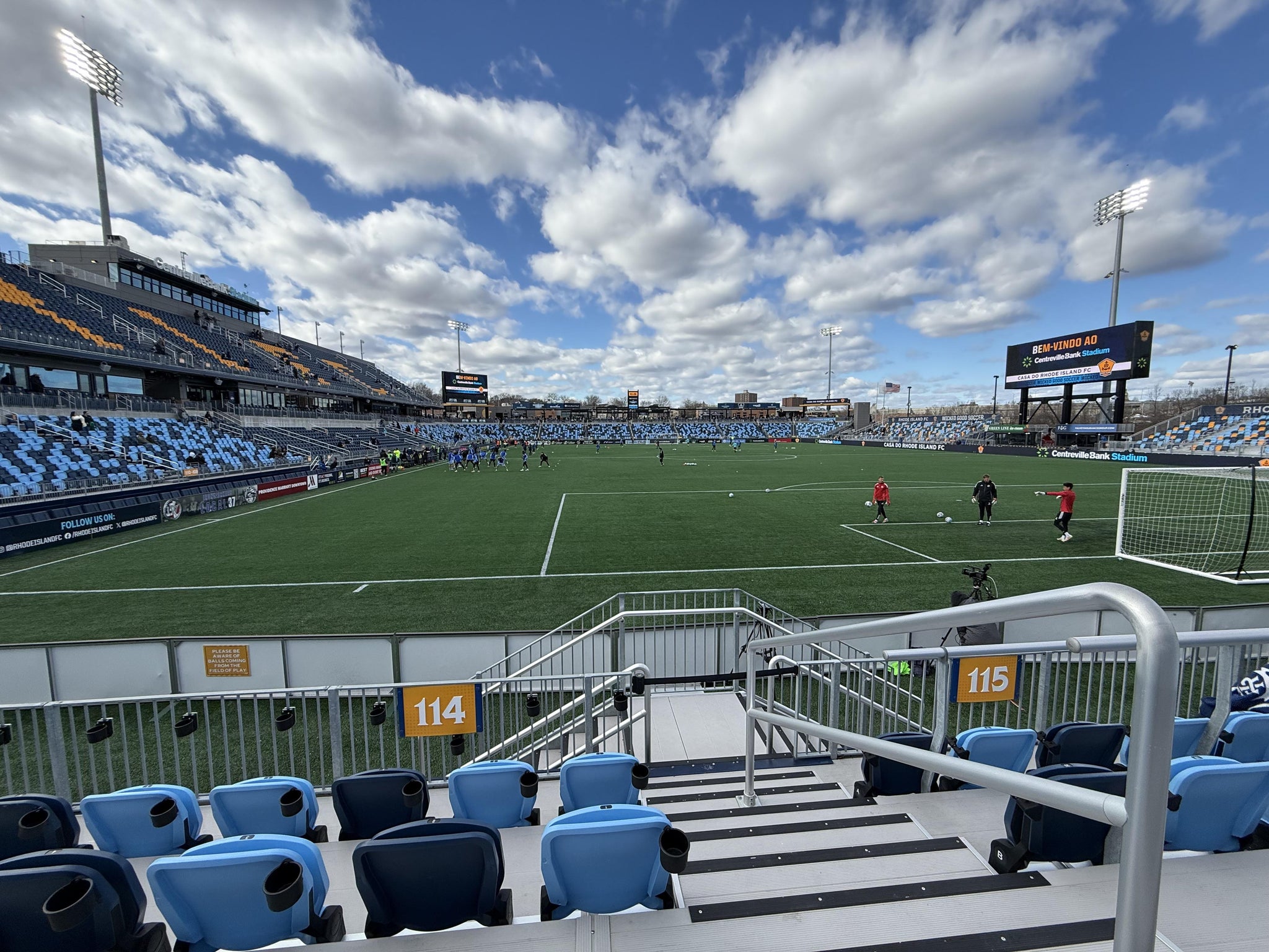 Real Fan View taken from Section 114 at Centreville Bank Stadium by Jenn S