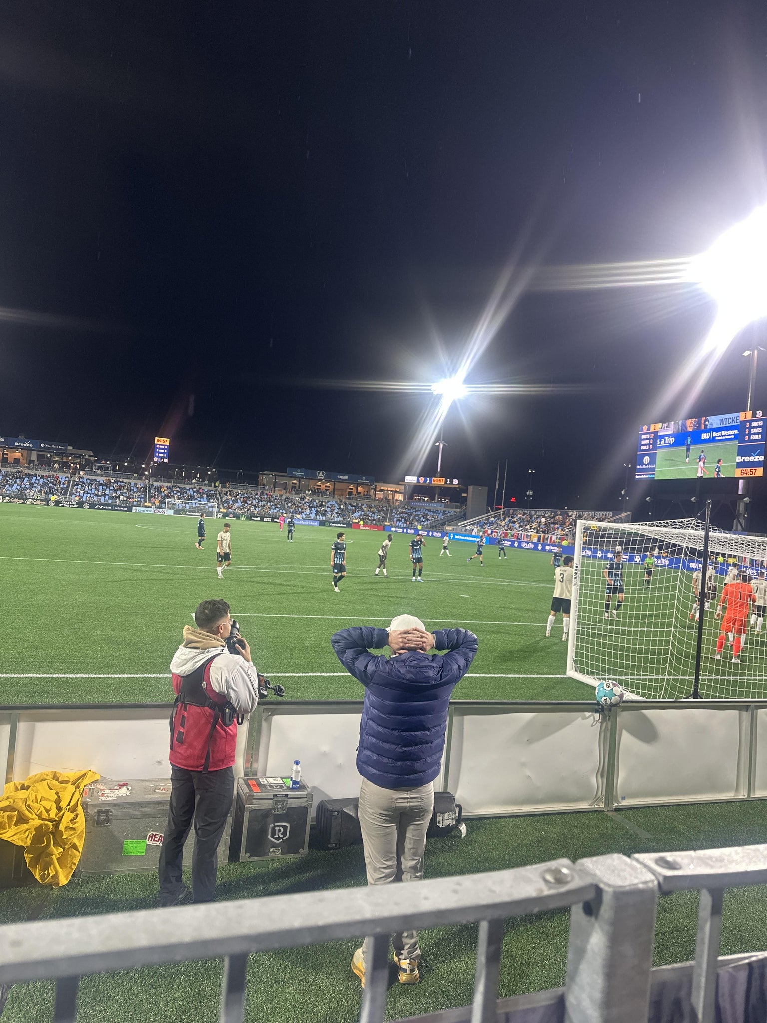 Real Fan View taken from Section 115 at Centreville Bank Stadium by Joseph B