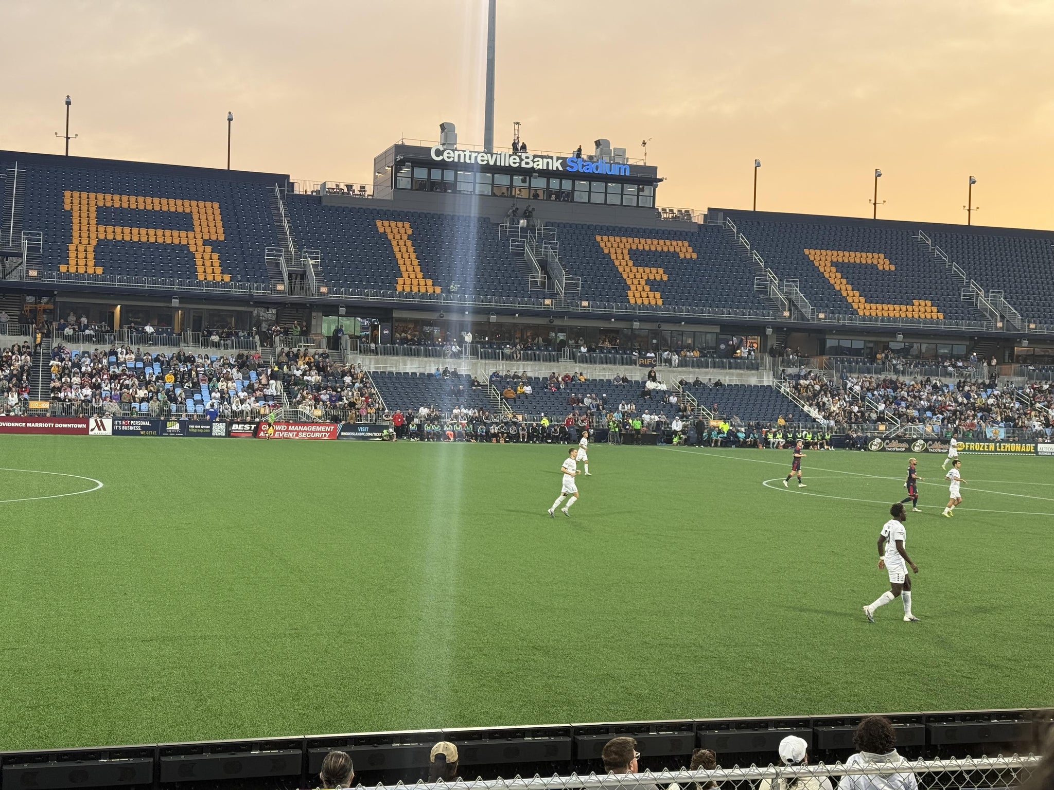 Real Fan View taken from Section 121 at Centreville Bank Stadium by Jamaal T