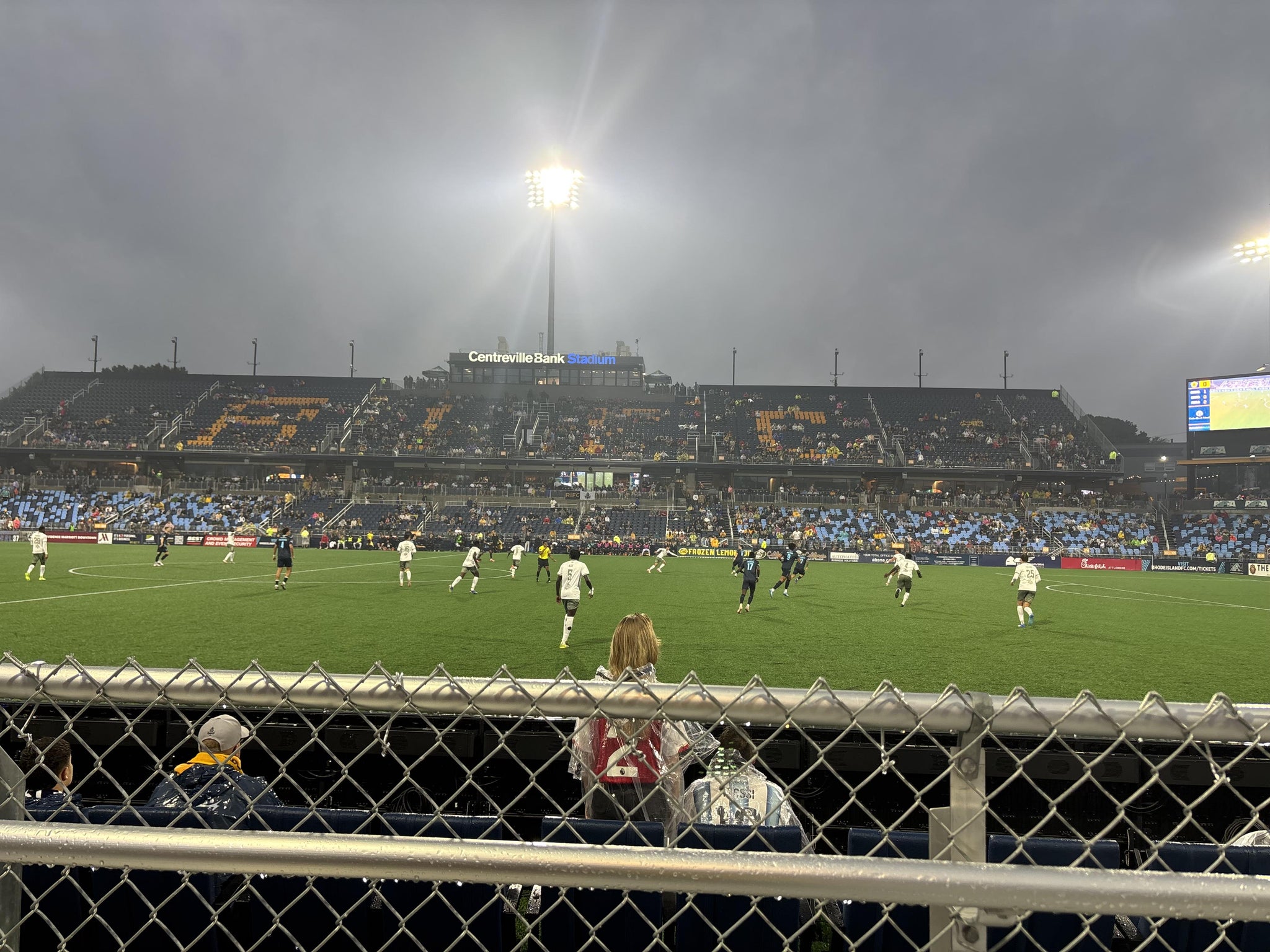 Real Fan View taken from Section 124 at Centreville Bank Stadium by Roberto V