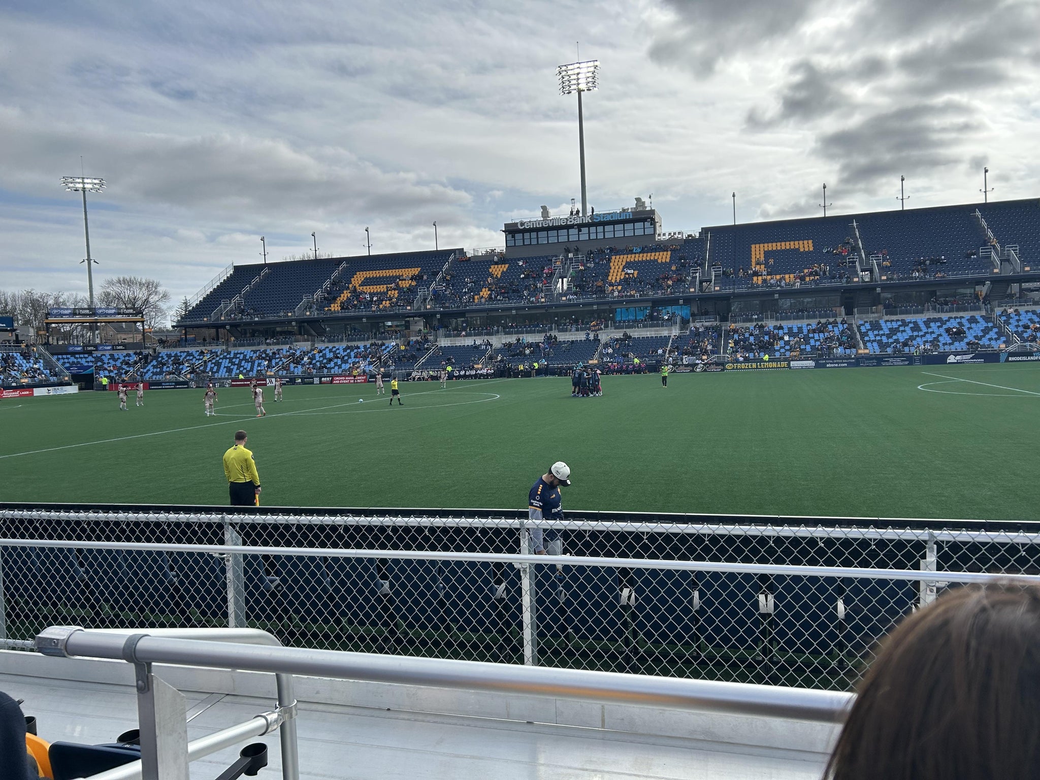 Real Fan View taken from Section 125 at Centreville Bank Stadium by Heather D