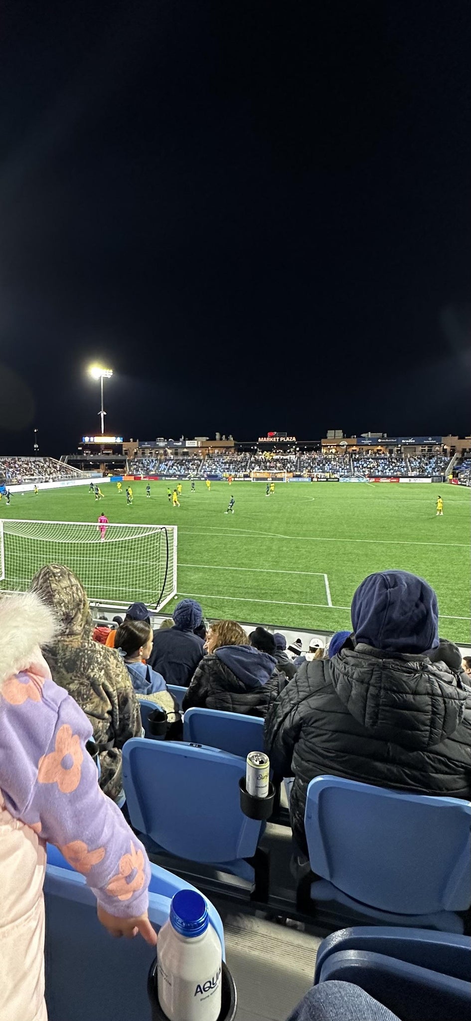 Vue réelle des fans prise de la Section 133 au site Centreville Bank Stadium par Chris S