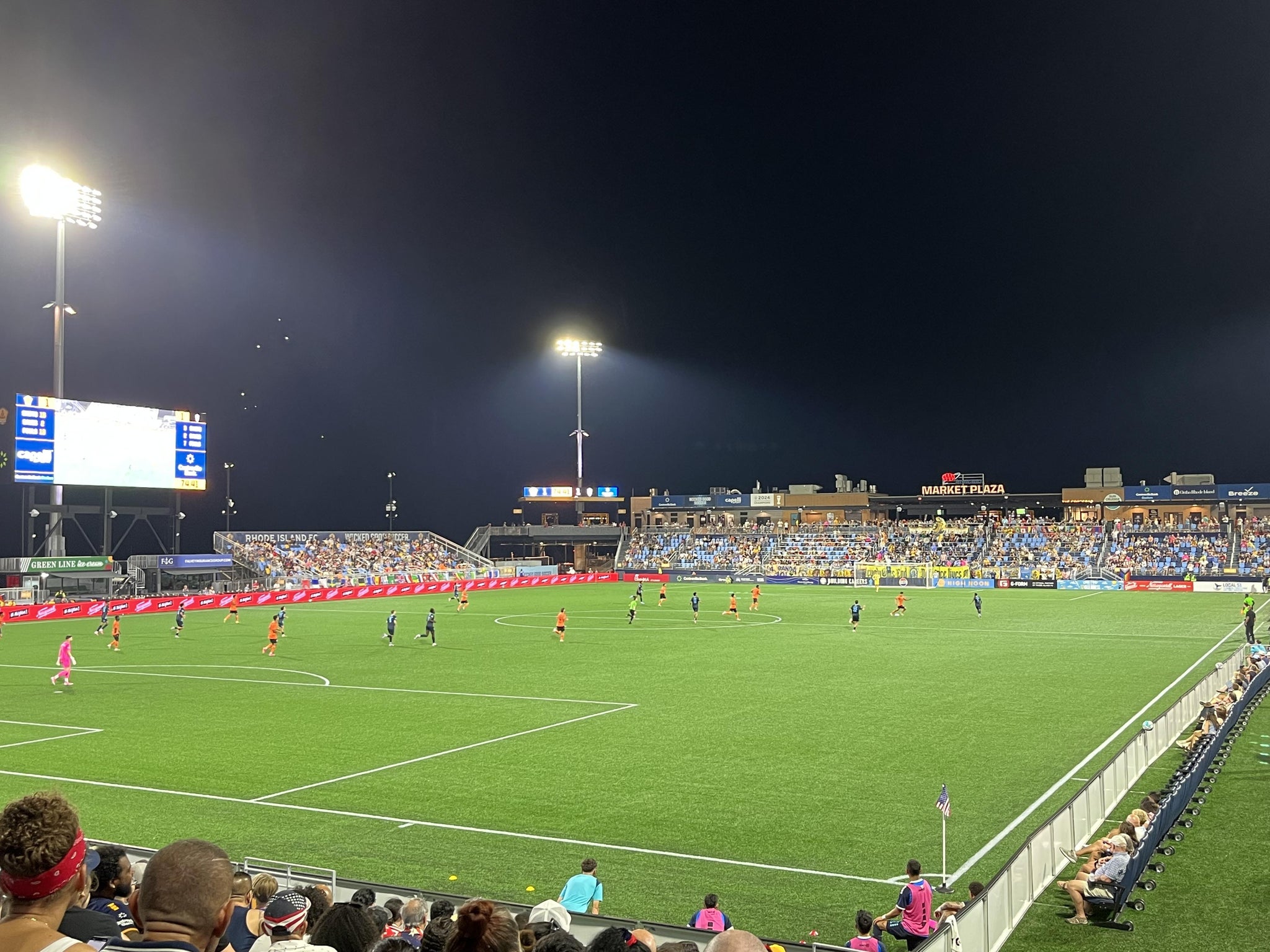 Real Fan View taken from Section 135 at Centreville Bank Stadium by Jacob V