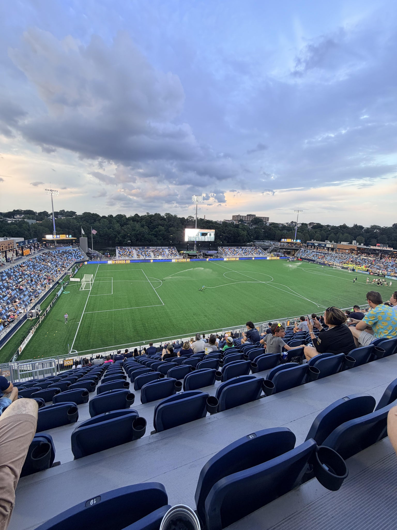 Real Fan View taken from Section 202 at Centreville Bank Stadium by Stephen R