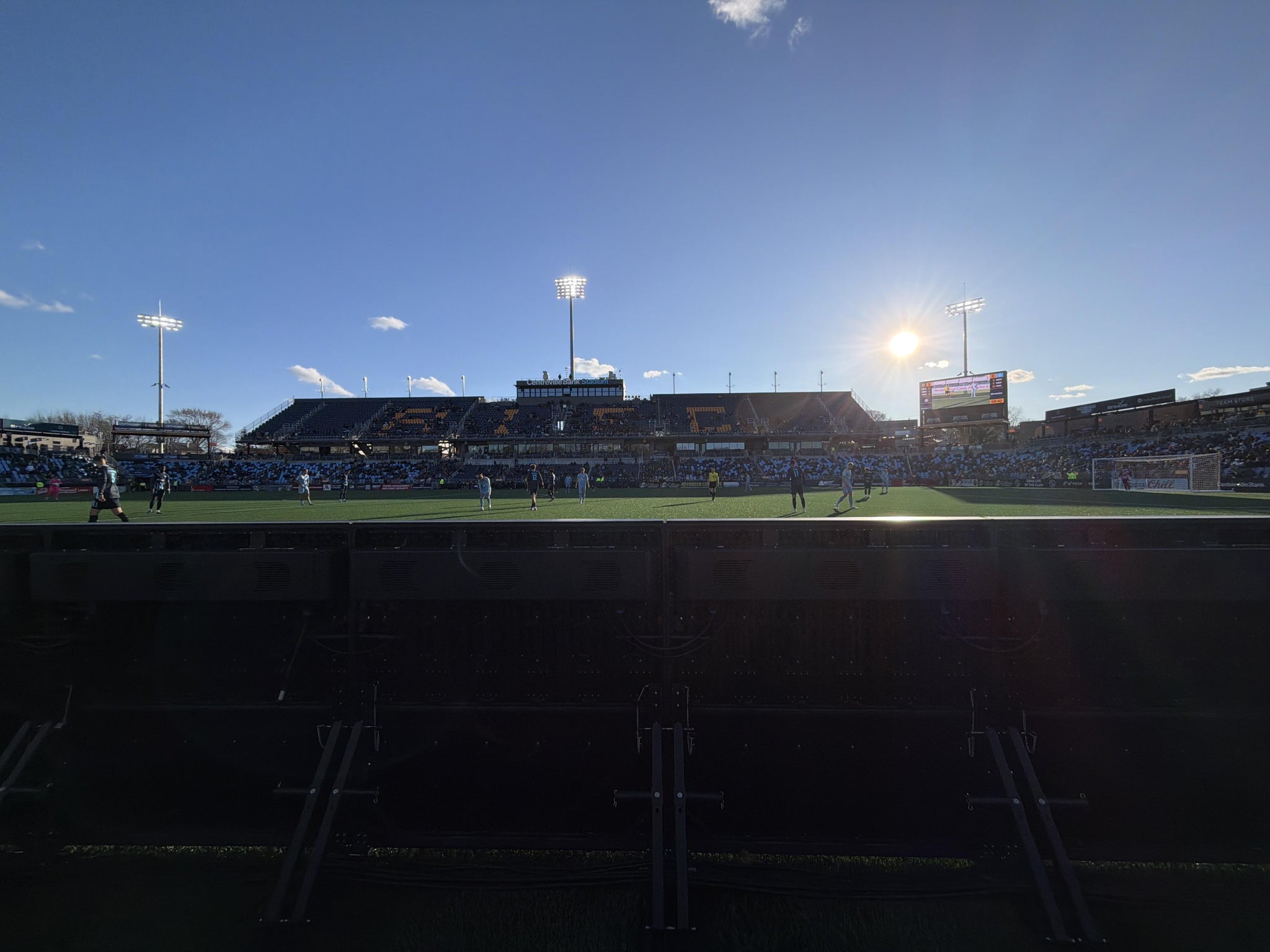 Real Fan View taken from Field Seat C at Centreville Bank Stadium by Michael B