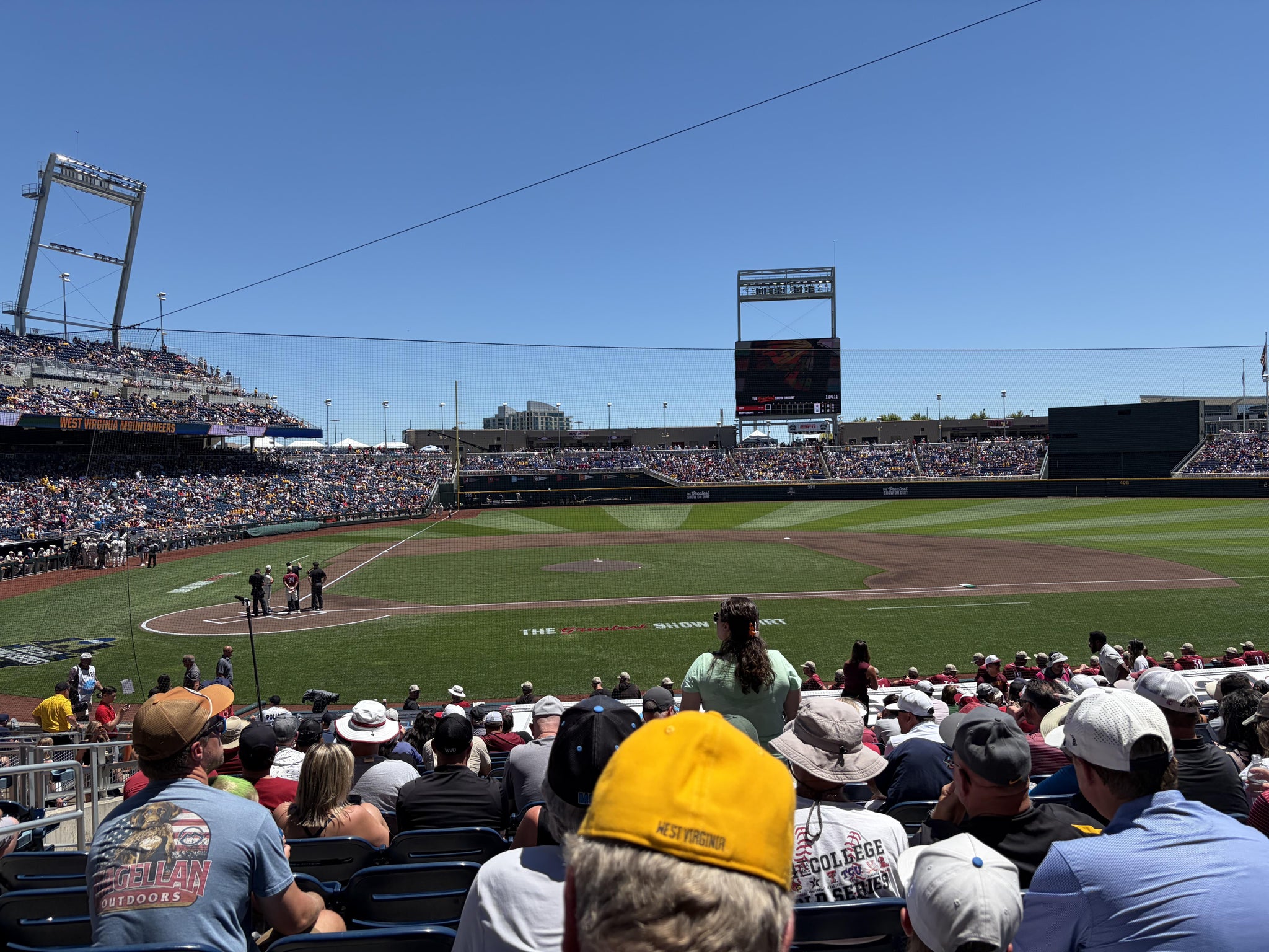 Real Fan View taken from Section 108 at Charles Schwab Field Omaha by Matthew H