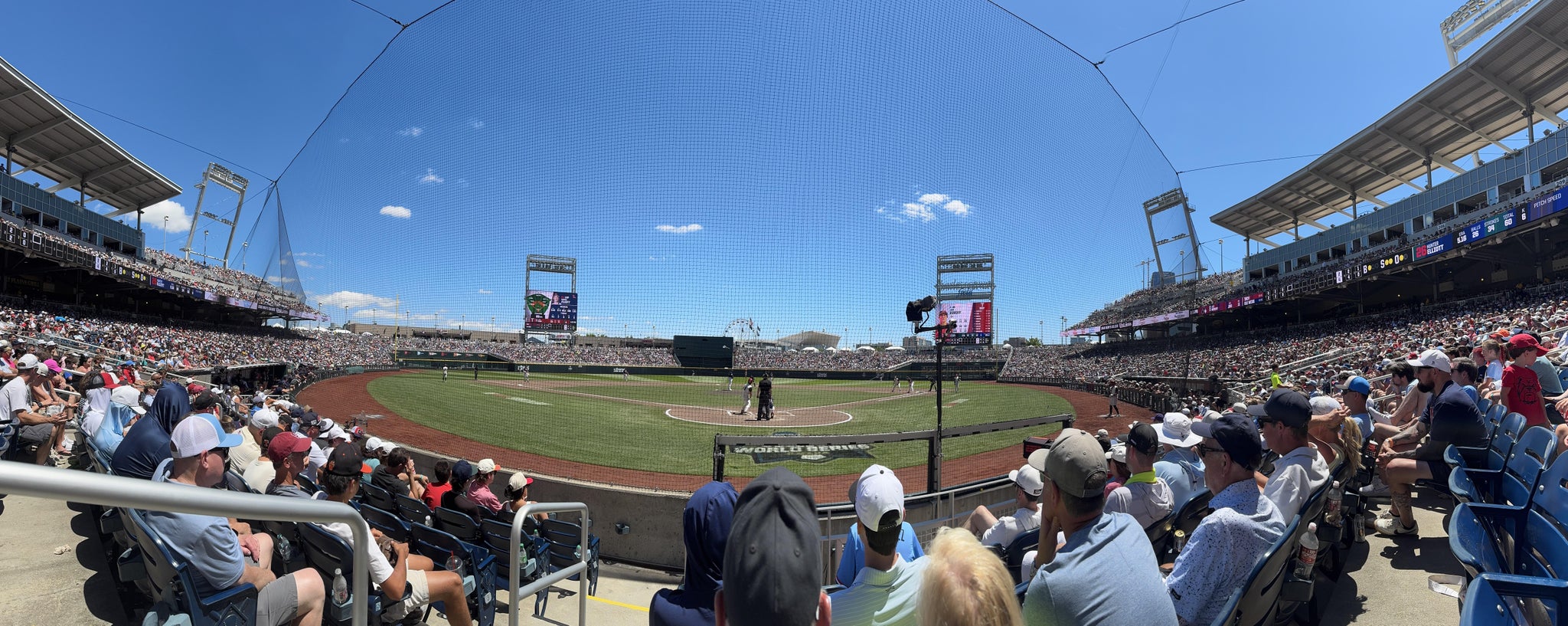 Real Fan View taken from Section 112 at Charles Schwab Field Omaha by Eugene M