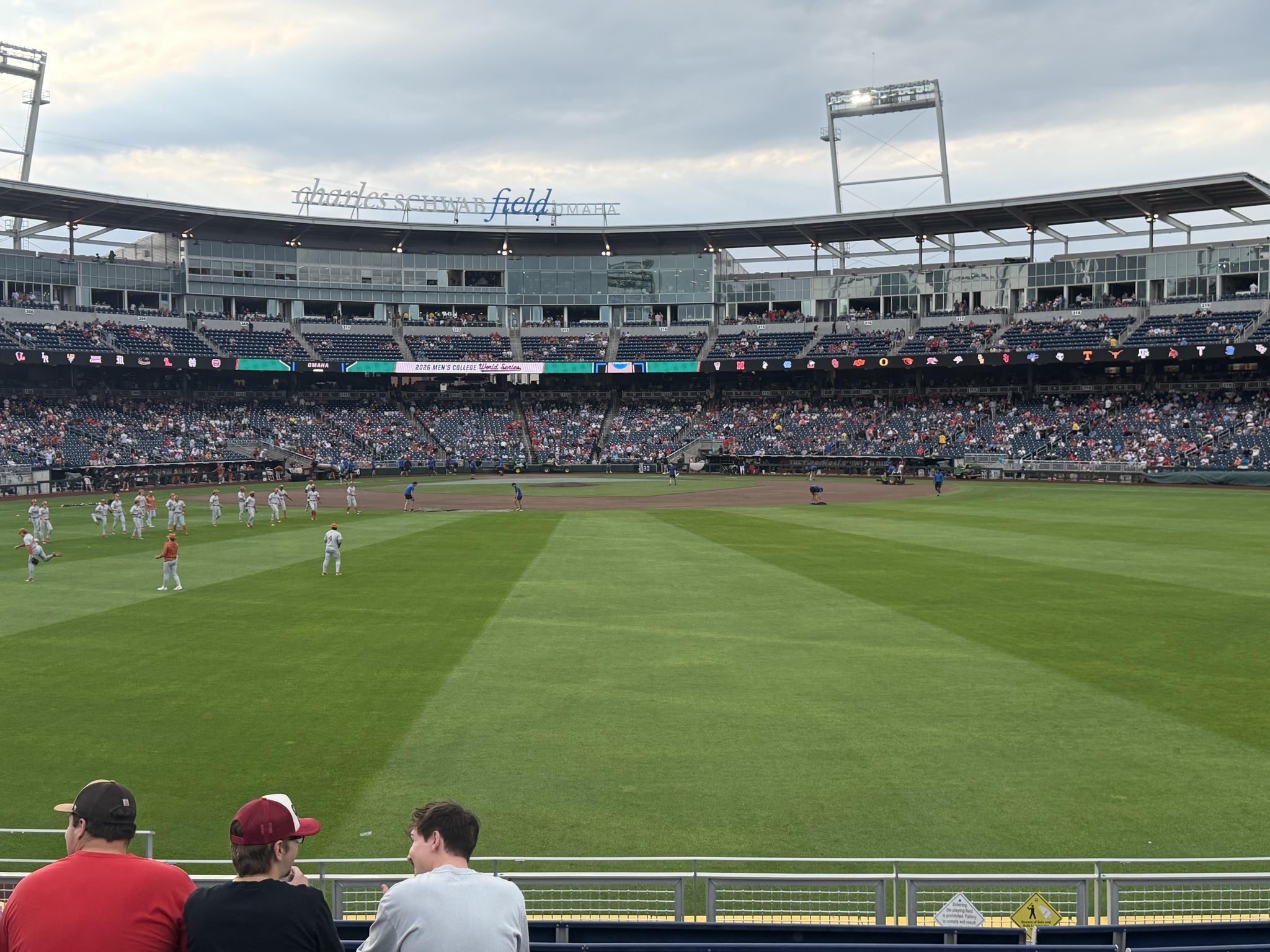 Real Fan View taken from Section 131 at Charles Schwab Field Omaha by Ashley K