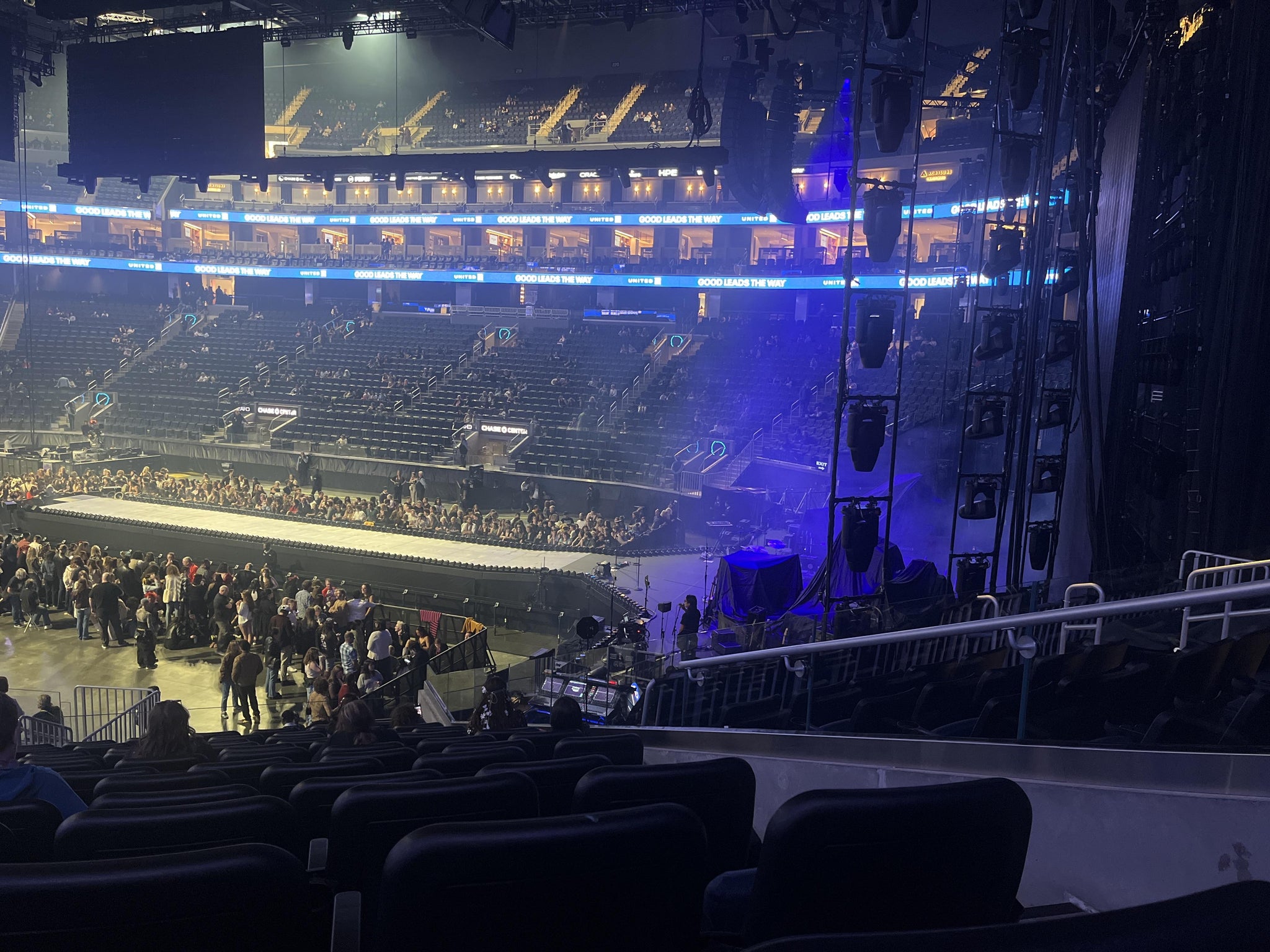 Real Fan View taken from Section 101 at Chase Center by Jenae C