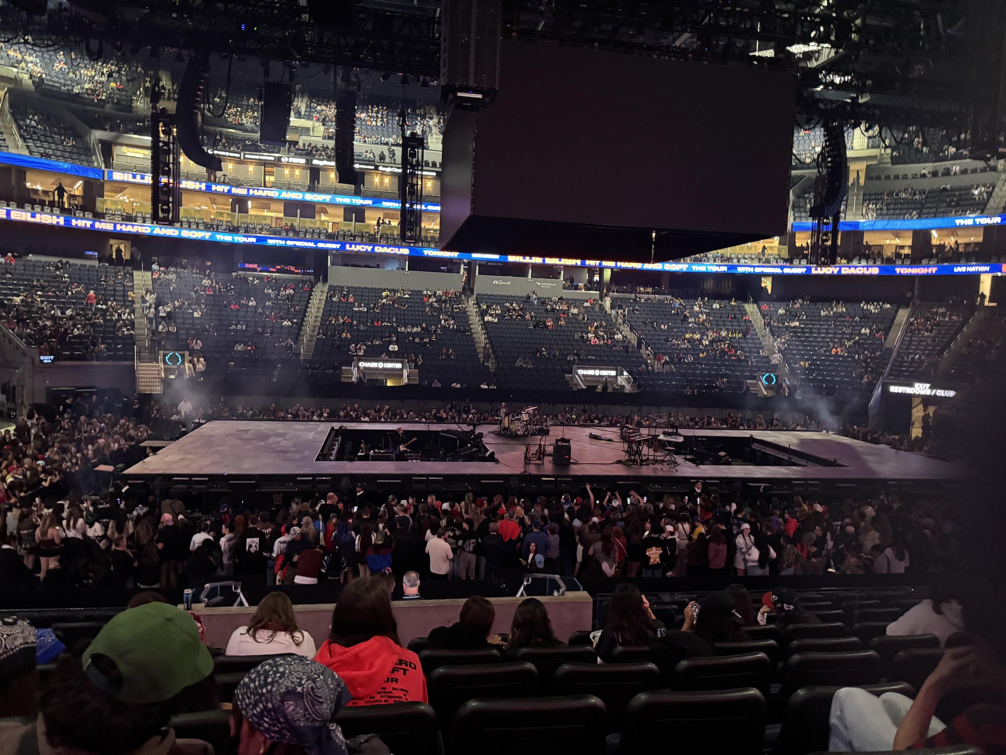 Real Fan View taken from Section 116 at Chase Center by Jennifer L