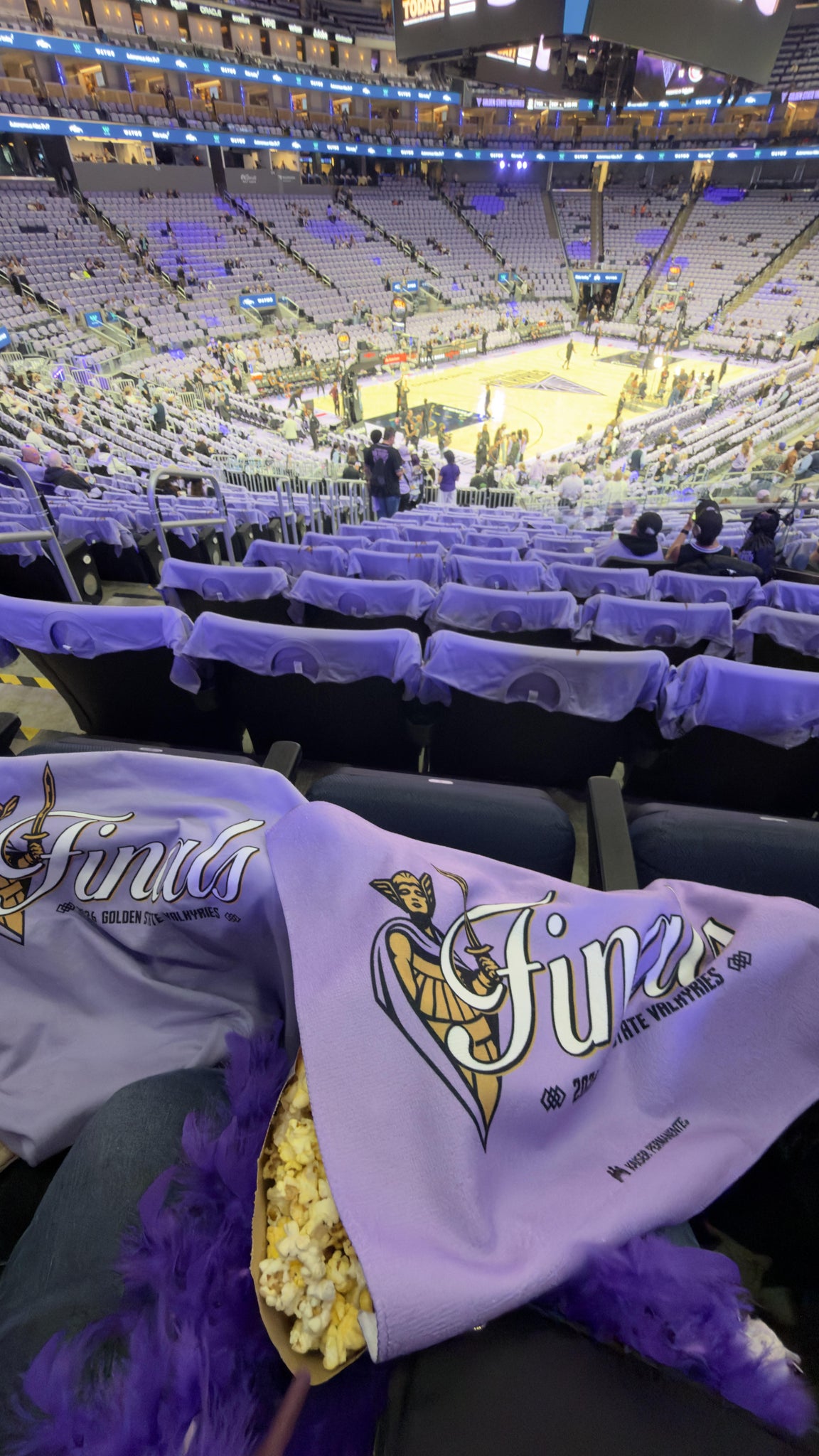 Real Fan View taken from Section 119 at Chase Center by Rosa R