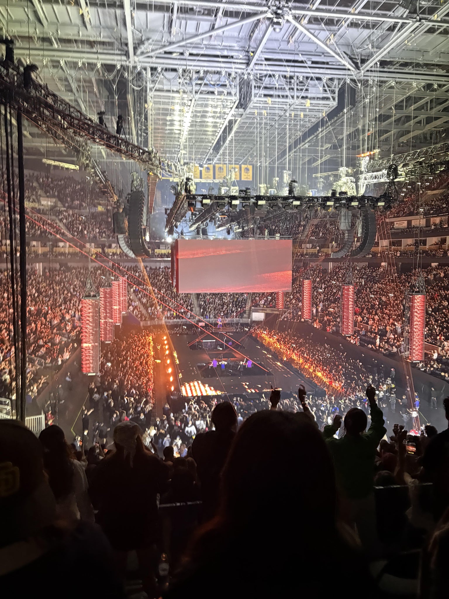 Real Fan View taken from Section 128 at Chase Center by John P