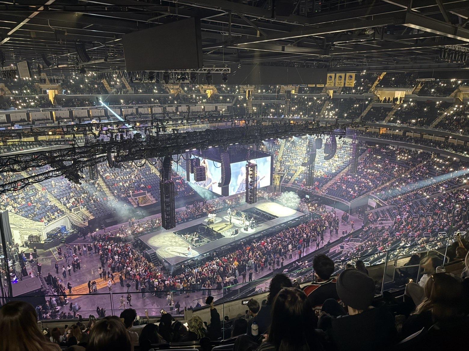 Real Fan View taken from Section 223 at Chase Center by Kaileah J