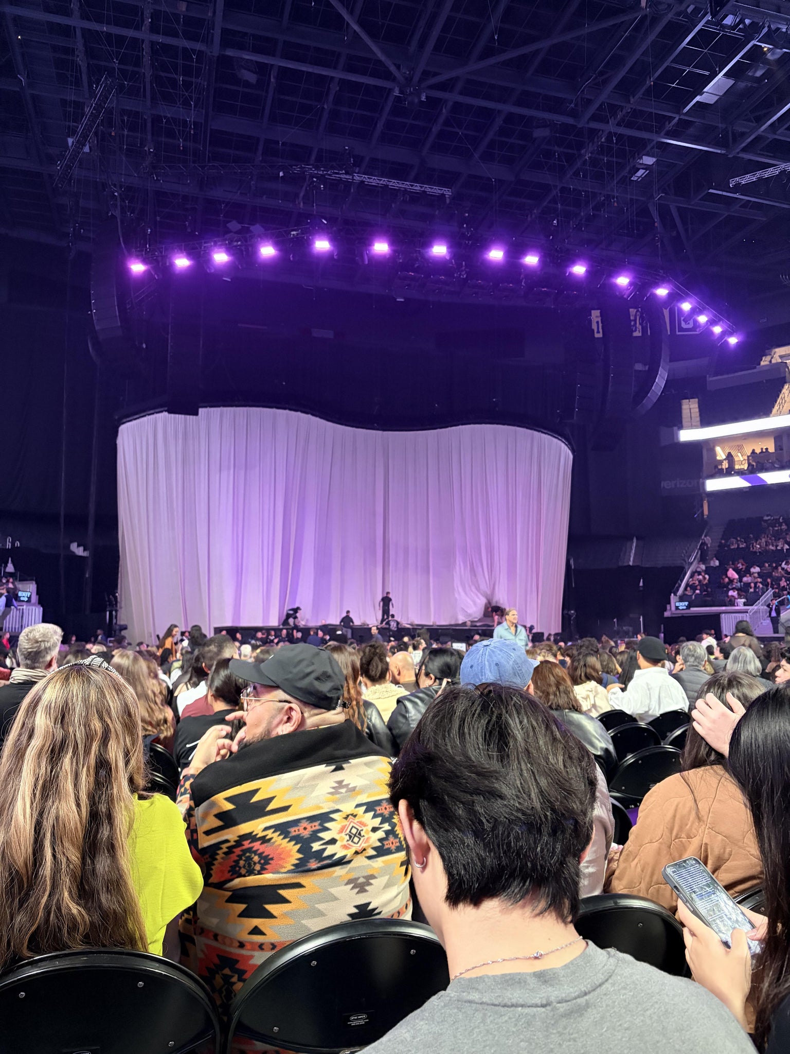 Real Fan View taken from Floor 6 at Chase Center by Michelle C