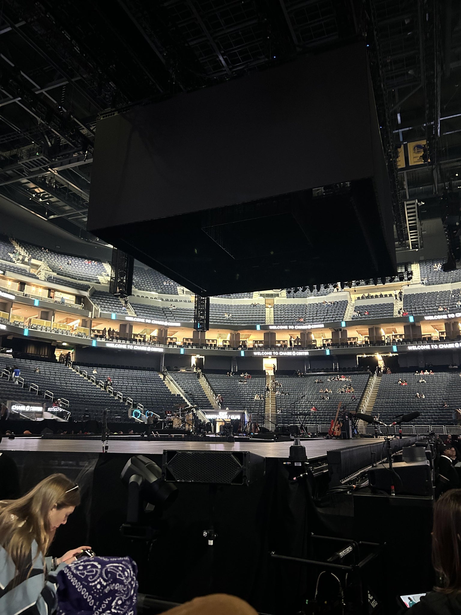 Real Fan View taken from GA Floor at Chase Center by Anonymous User