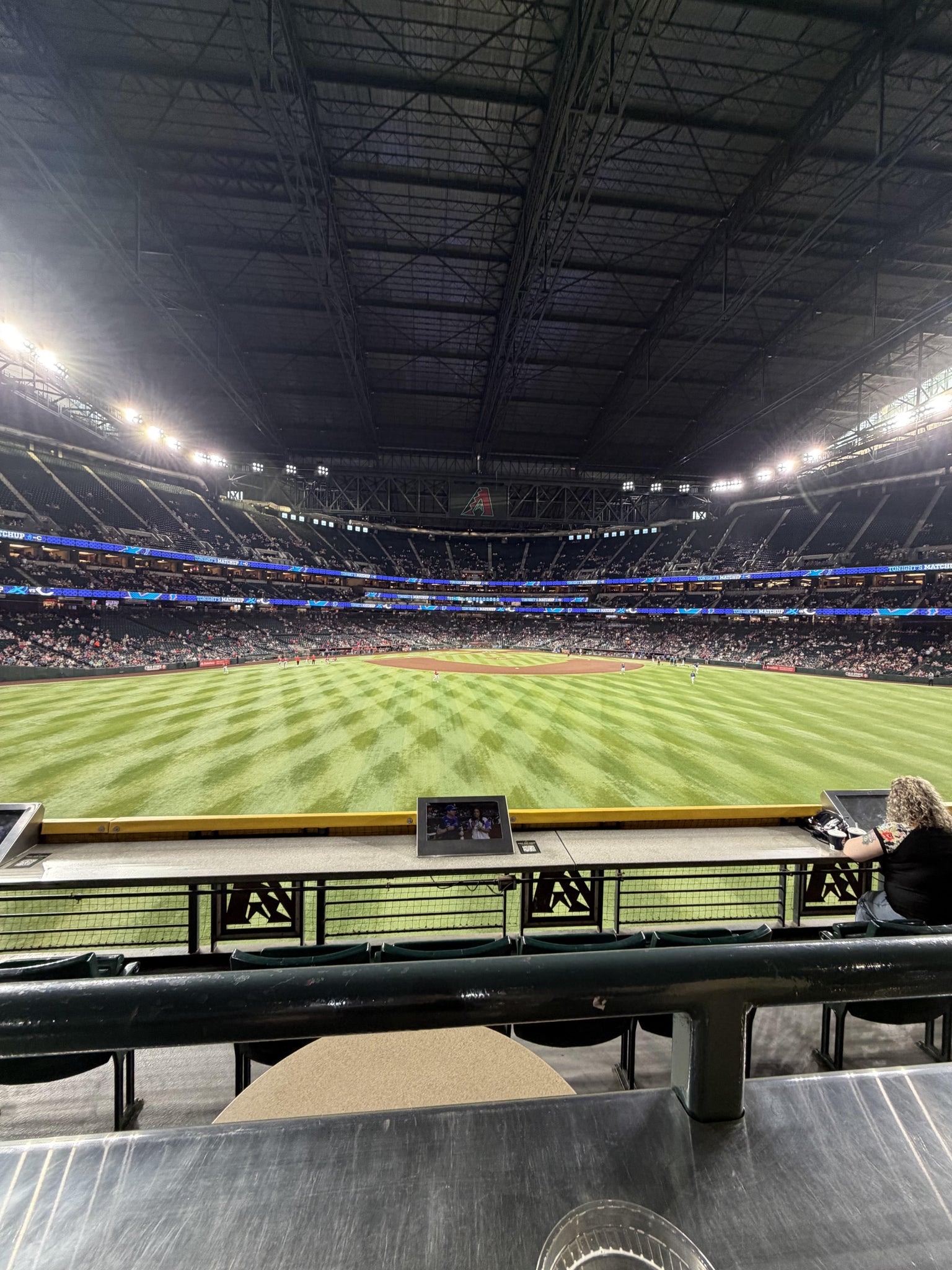 Real Fan View taken from 100 A W at Chase Field by Thierry A