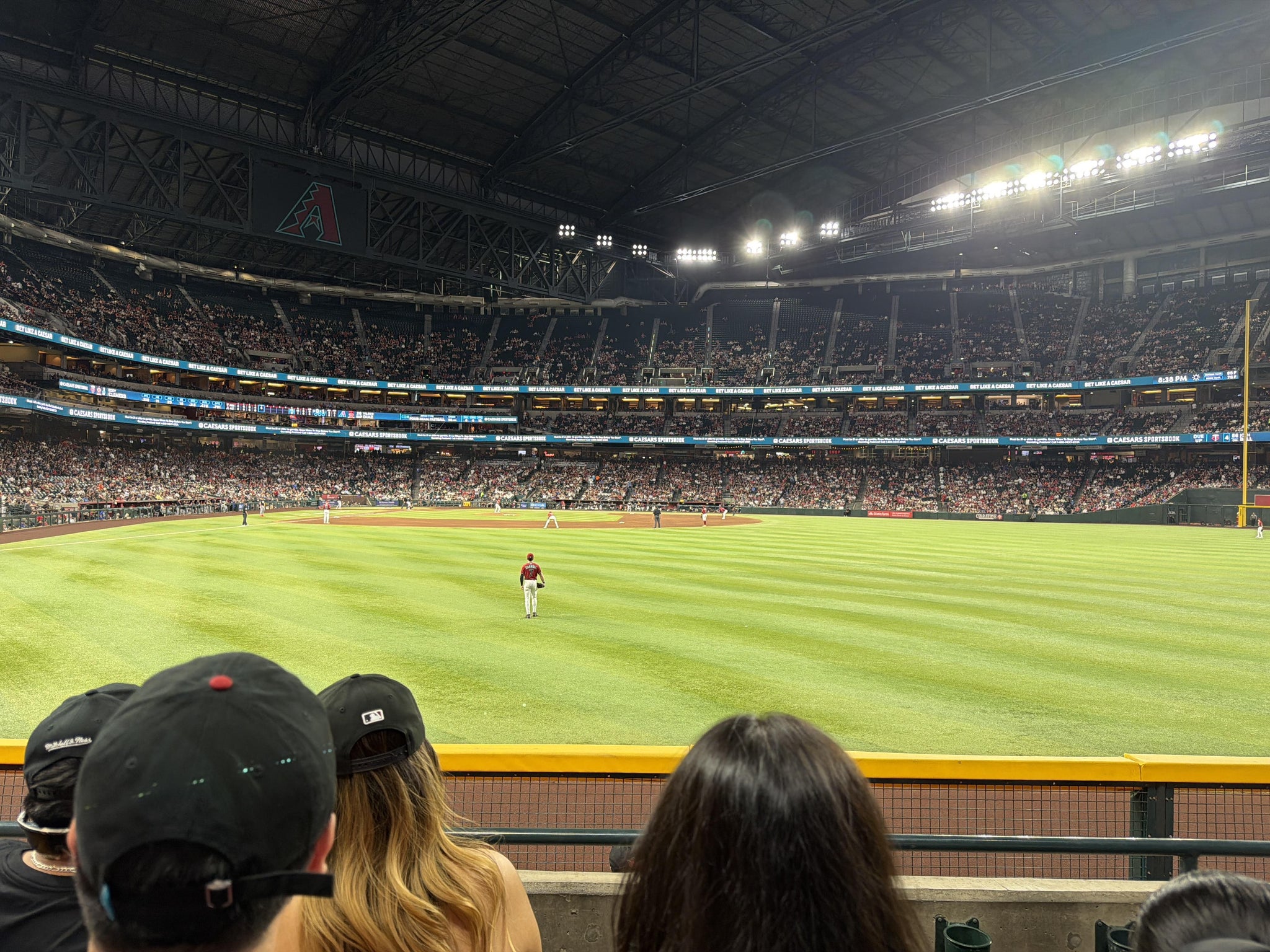 Real Fan View taken from Section 103 at Chase Field by Anonymous User