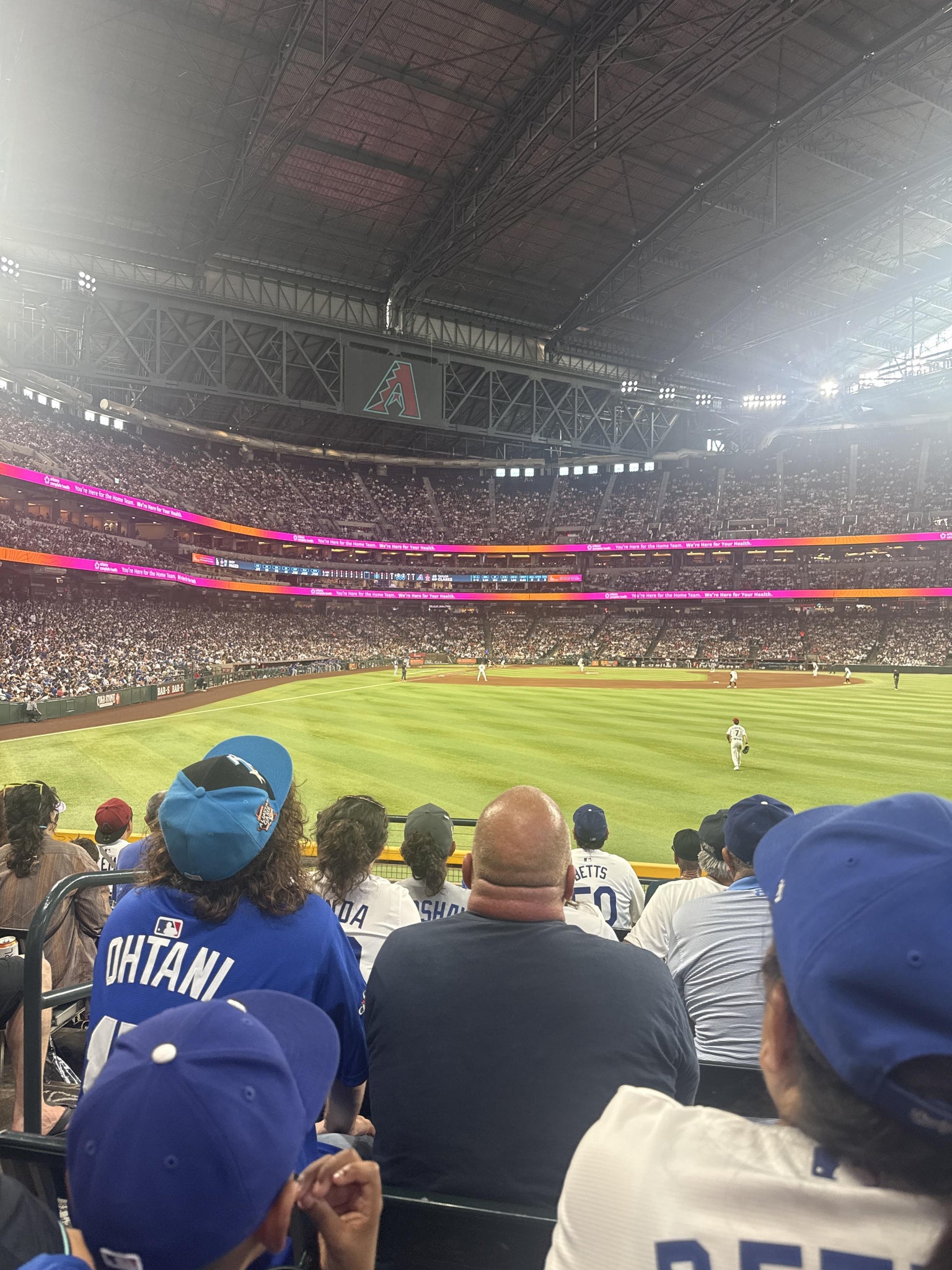 Real Fan View taken from Section 103 at Chase Field by Serafin R
