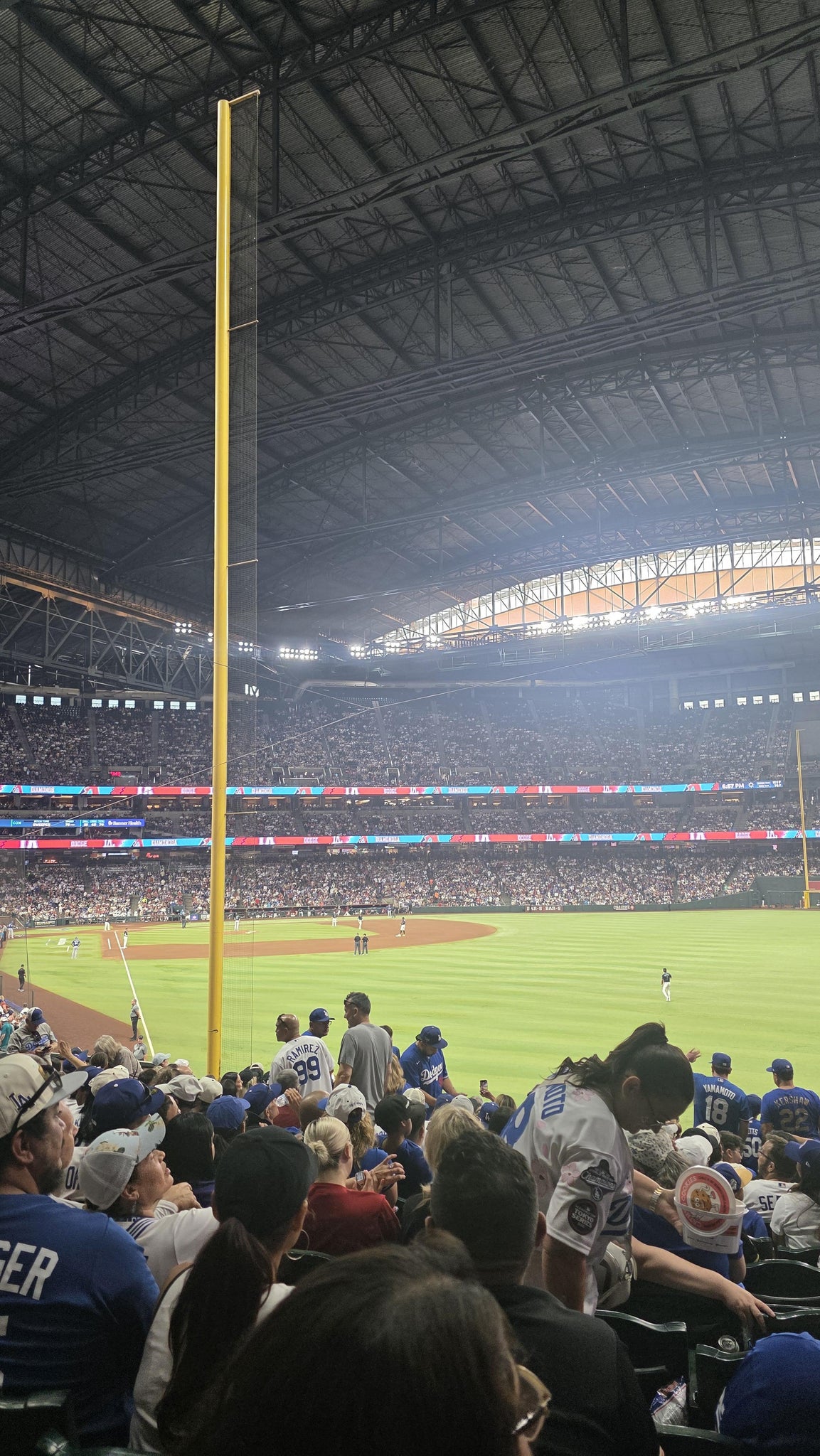 Real Fan View taken from Section 106 at Chase Field by Alejandro P