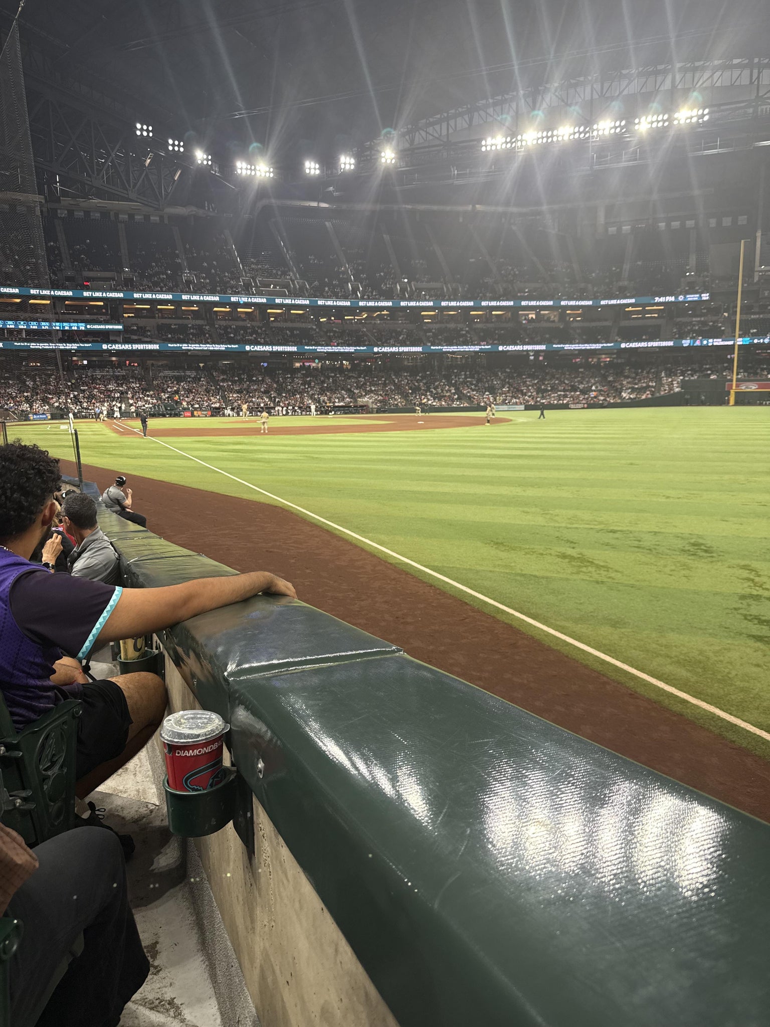 Real Fan View taken from Section 108 at Chase Field by Andy C