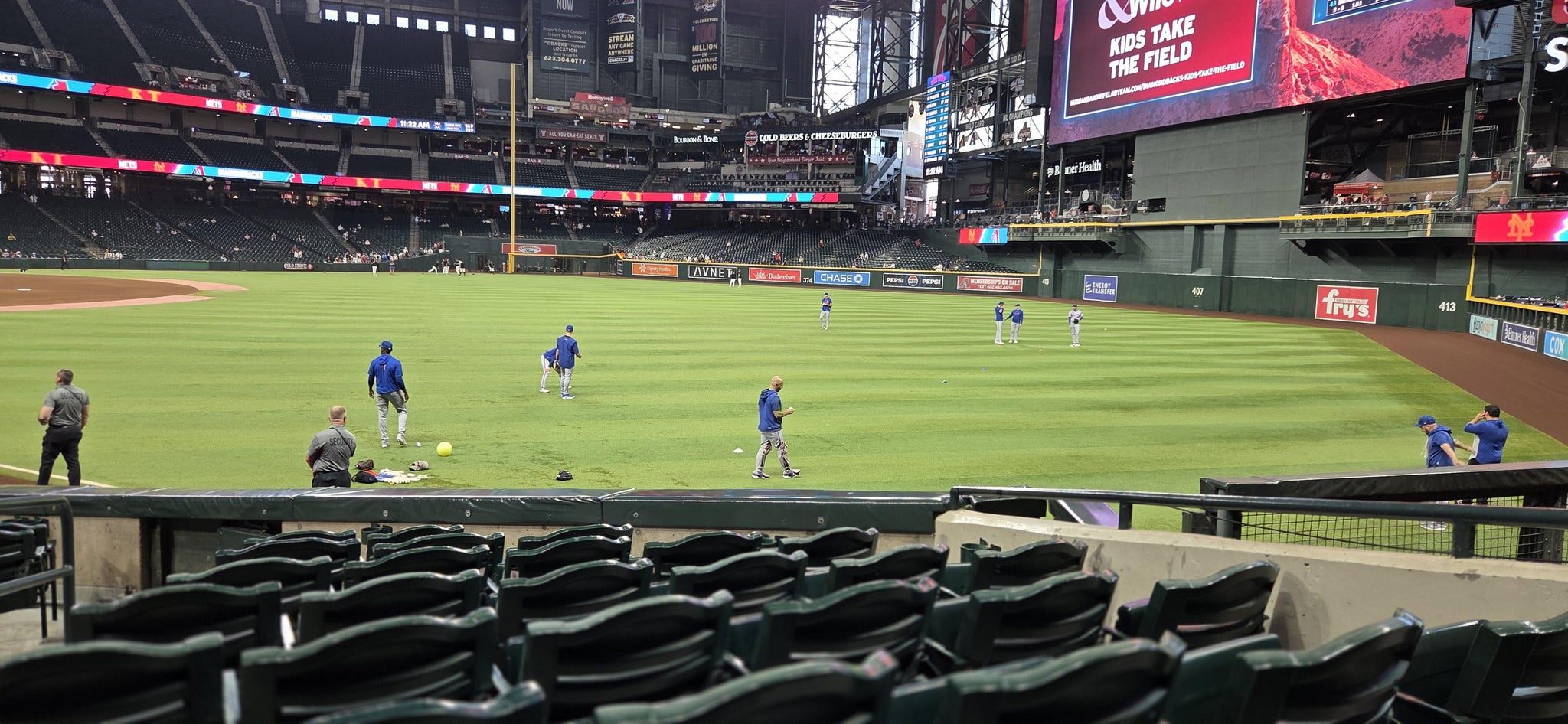 Real Fan View taken from Section 108 at Chase Field by Lloyd S