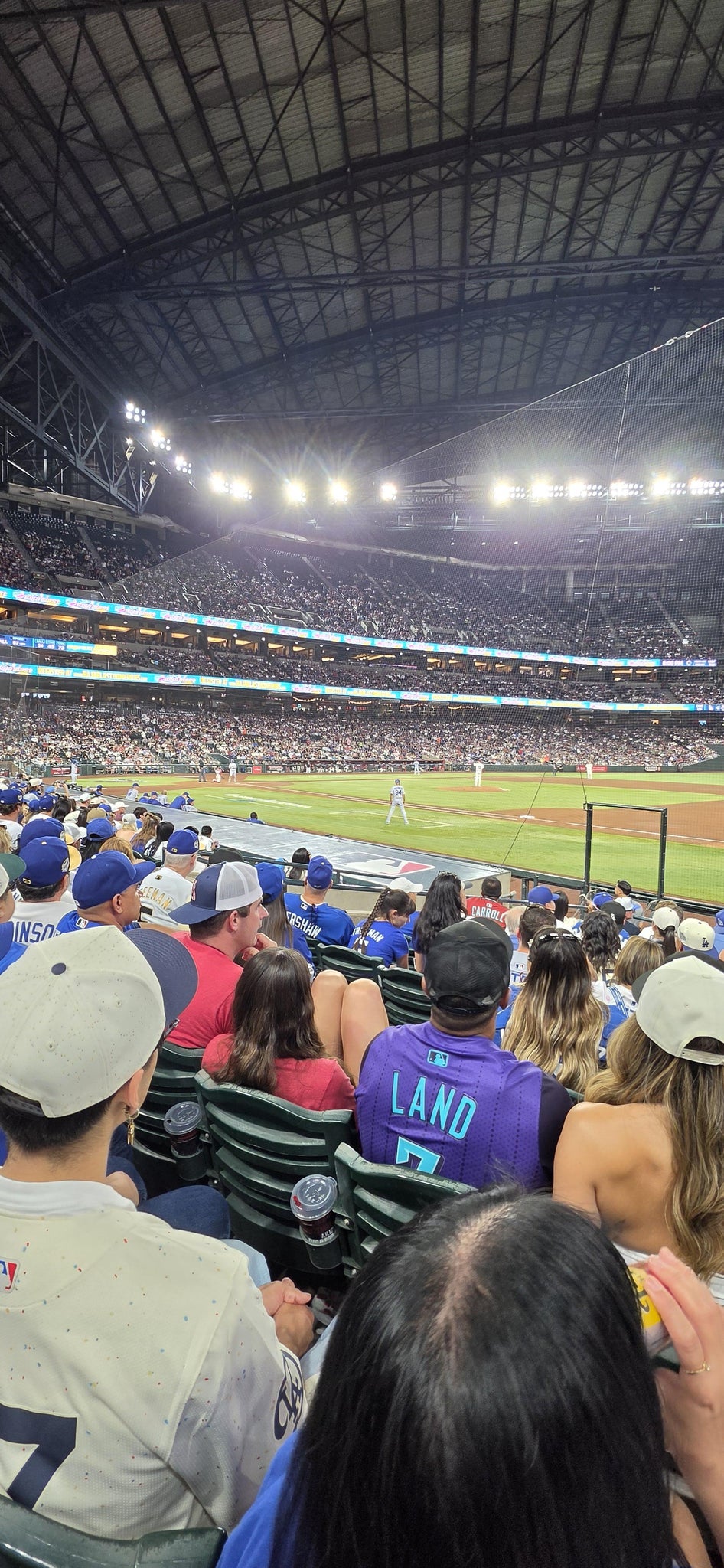 Real Fan View taken from Section 114 at Chase Field by Brian S